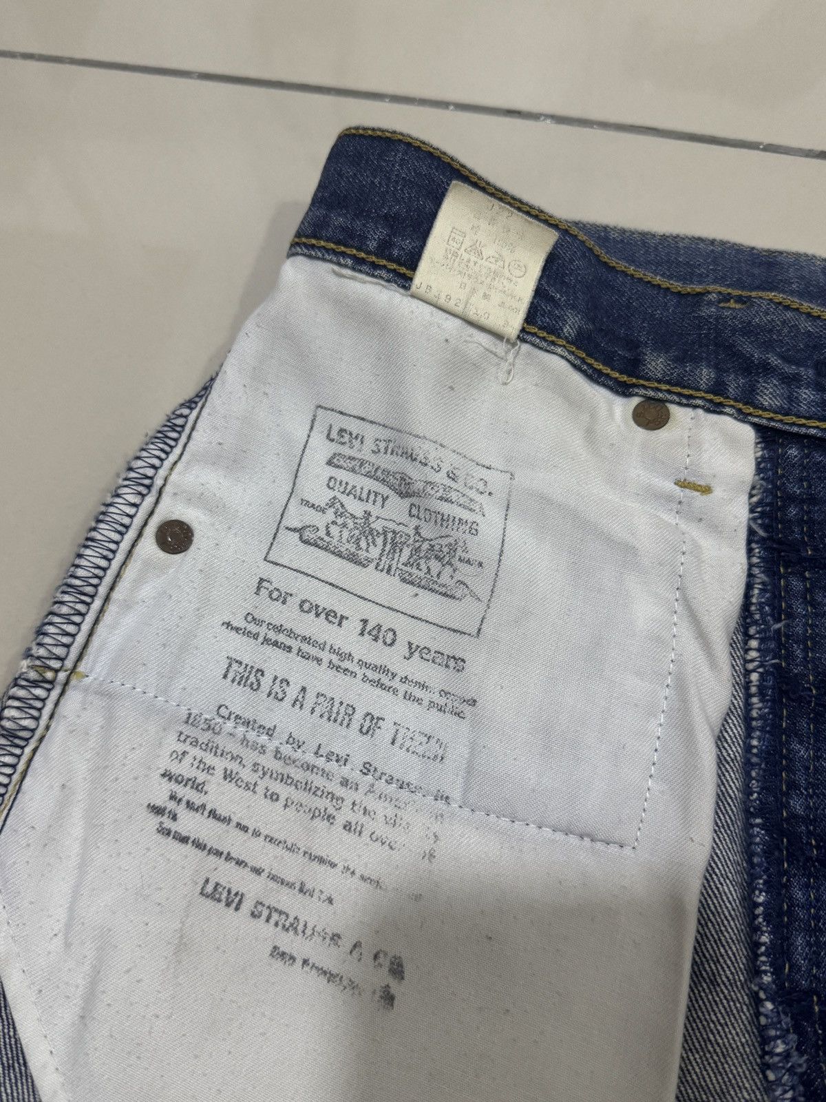 Levi's Vintage Clothing Levi’s 702XX Big E Jeans Size US 32 / EU 48 - 7 Thumbnail