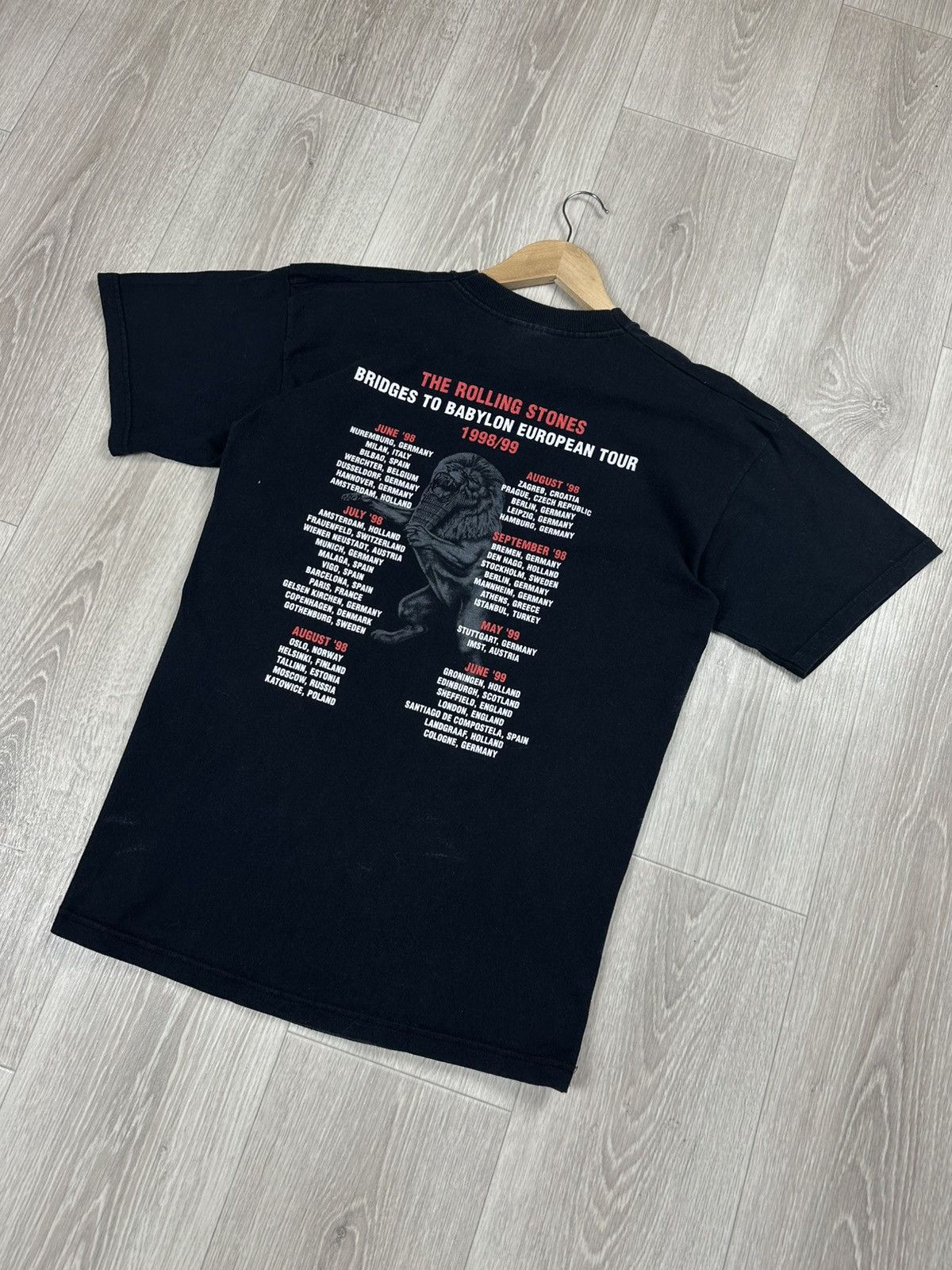 Band Tees × The Rolling Stones × Vintage Vintage 1999 The Rolling Stones No Security Tour Tee Shirt Size US L / EU 52-54 / 3 - 11 Thumbnail