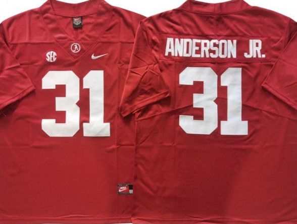 Other Alabama Crimson Tide 31 Will Anderson Jr Red Football Jersey Size US M / EU 48-50 / 2 - 1 Thumbnail