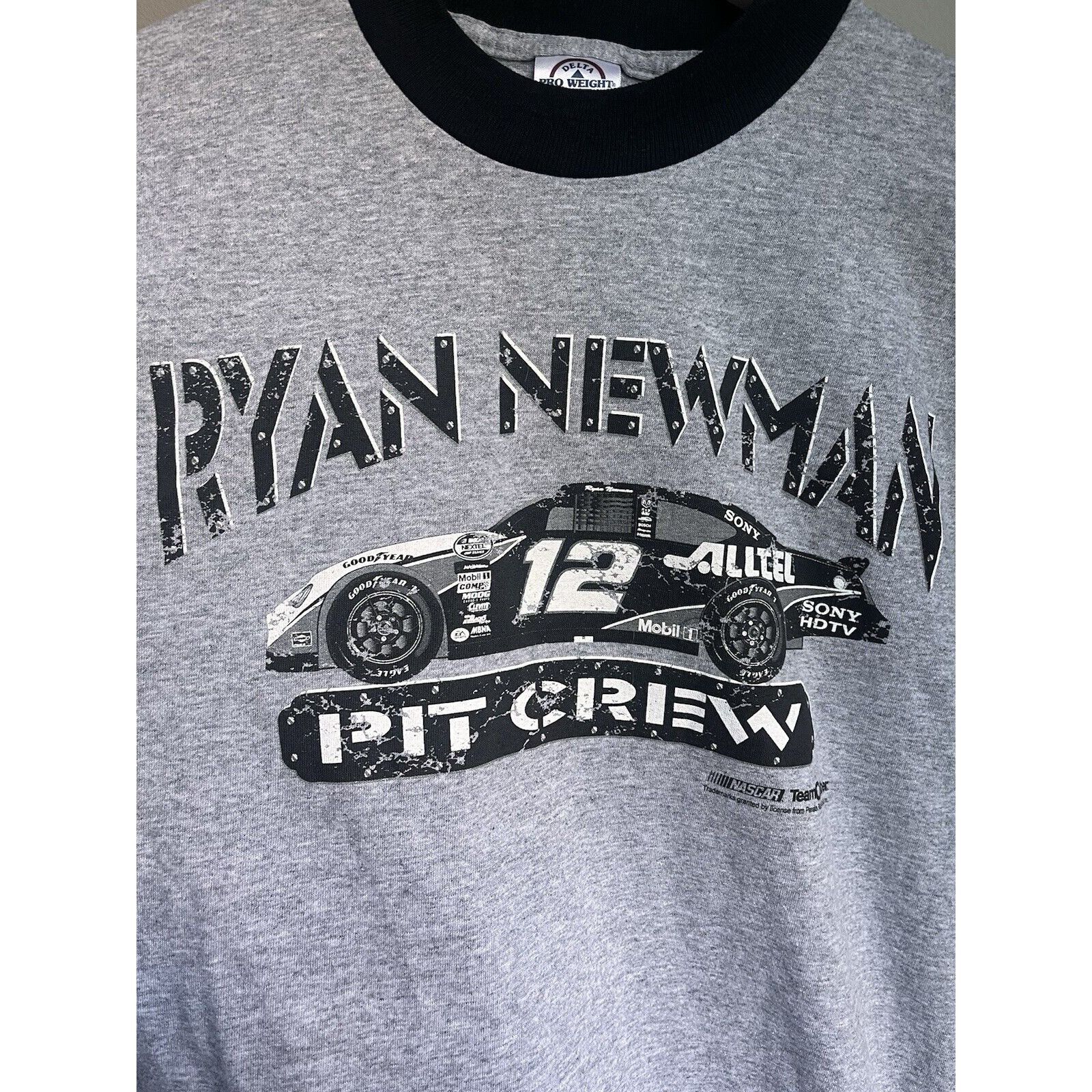 NASCAR NEW VINTAGE NASCAR RACING RYAN NEWMAN #12 RINGER T SHIRT Y2K Size US L / EU 52-54 / 3 - 3 Thumbnail