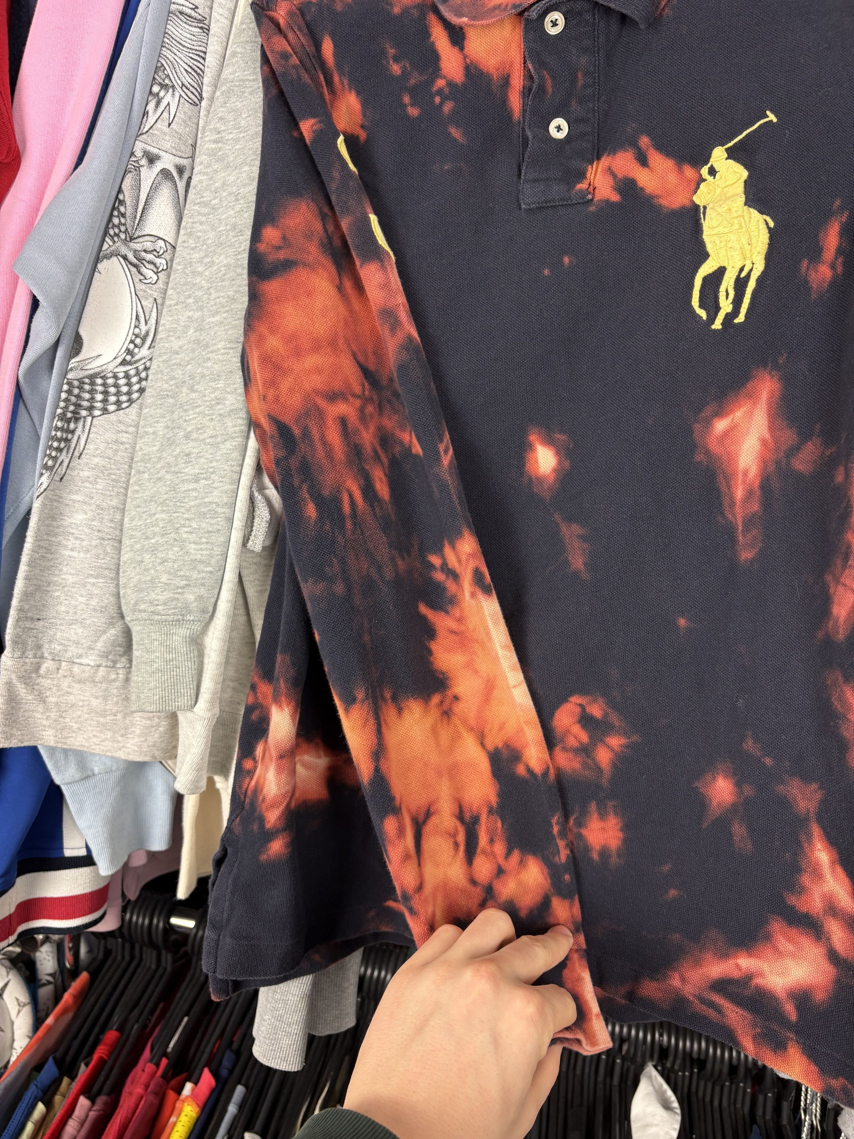 Polo Ralph Lauren × Ralph Lauren × Vintage Vintage Polo Ralph Lauren Big Pony 3 Hype Rugby Polo Shirt Size US S / EU 44-46 / 1 - 9 Thumbnail