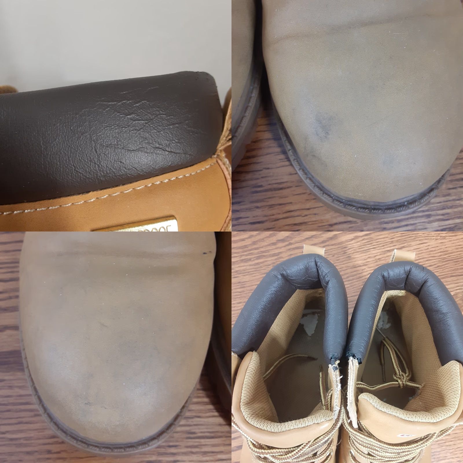 Vintage Craftsman Boots Mens Womens Wheat Nubuck Leather Waterproof Work Boot Size US 6 / IT 36 - 8 Thumbnail