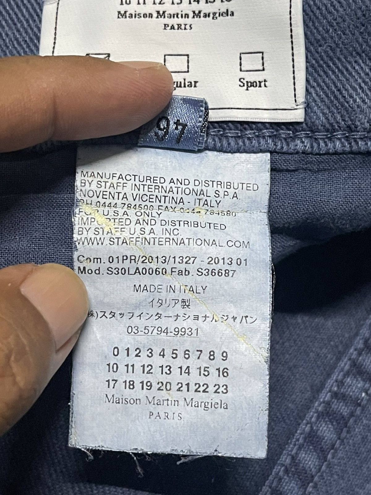 Maison Margiela × Vintage Vintage Maison Margiela slim jeans blue rare archive Size US 32 / EU 48 - 5 Thumbnail