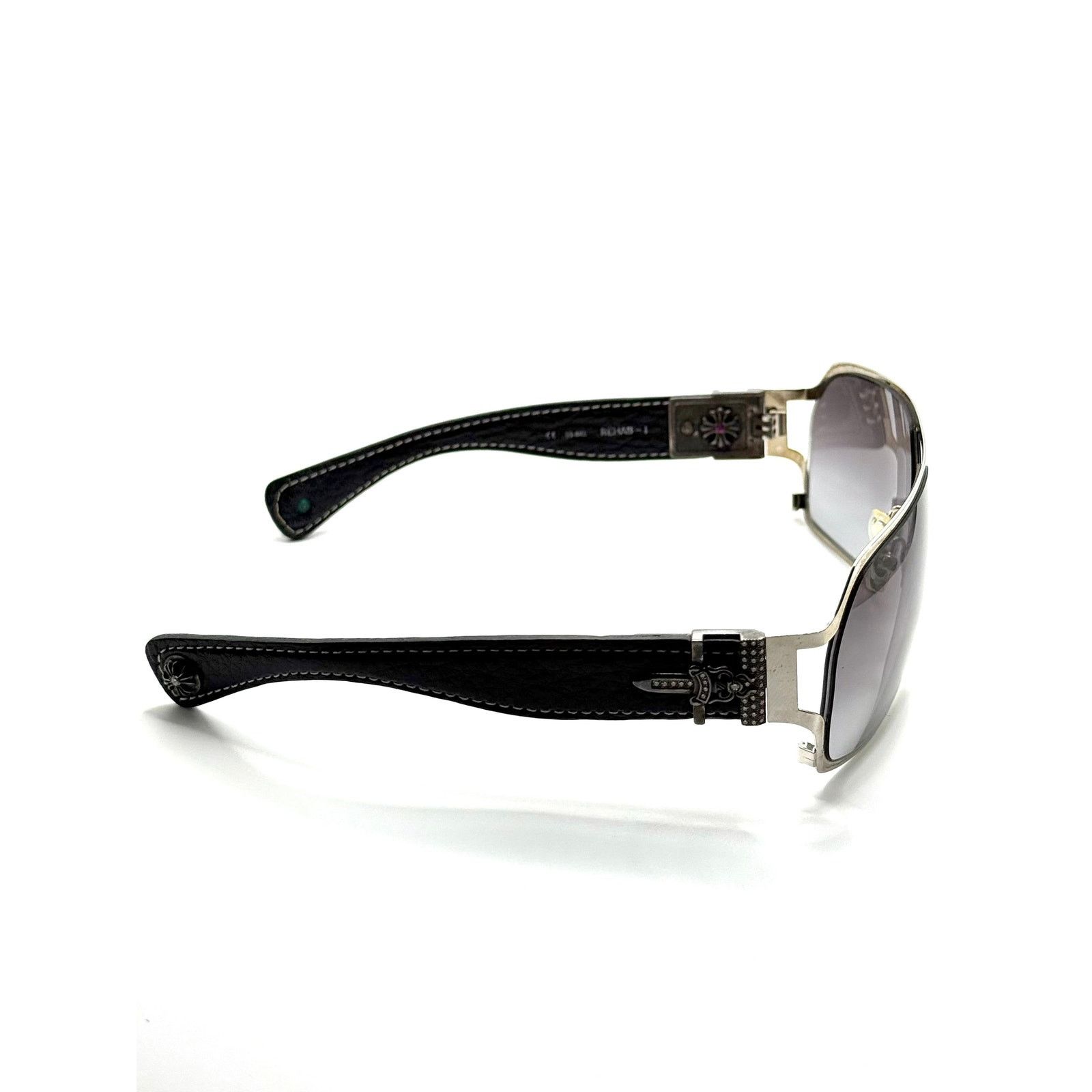 Chrome Hearts Chrome Hearts REHAB-I factory diamonds leather sunglasses Size ONE SIZE - 5 Thumbnail