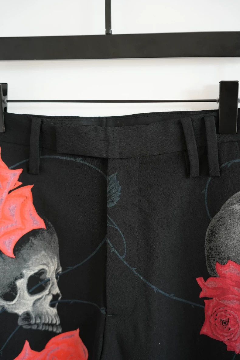 Yohji Yamamoto Yohji Yamamoto Yohji Yamamoto Rose Skull Trousers Size US 44 / EU 60 - 3 Thumbnail
