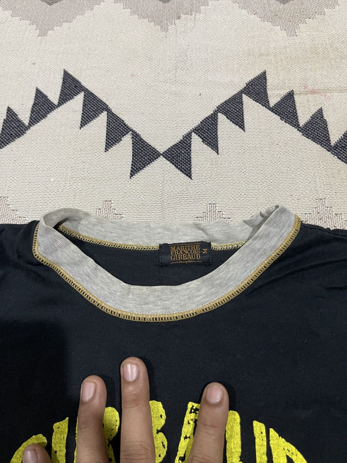 Marithe + Francois Girbaud VINTAGE MARITHE FRANCOIS GIRBAUD RAGLAN SULFUR BOTTLE SHIRT Size US M / EU 48-50 / 2 - 7 Thumbnail