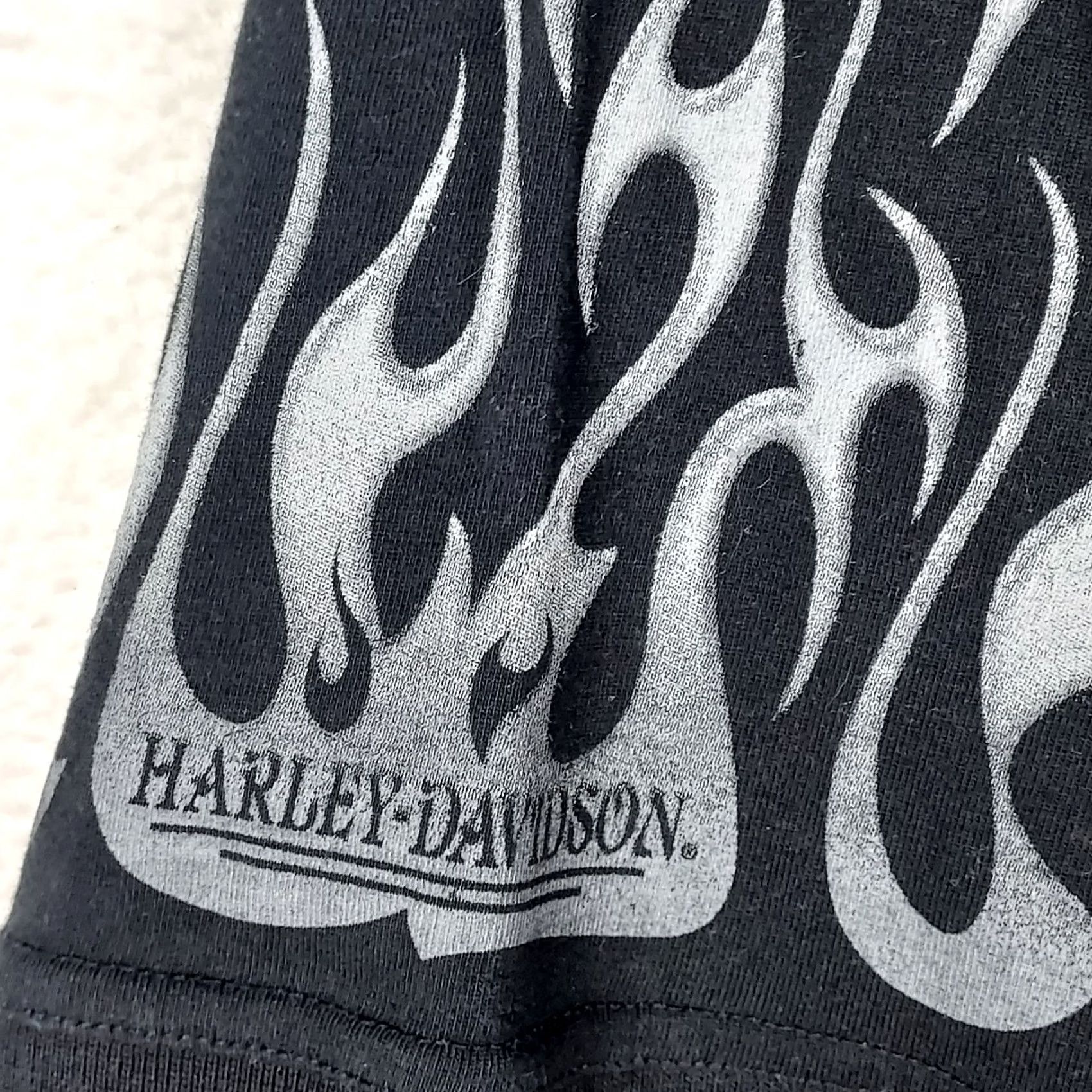 Harley Davidson Harley-Davidson Polo Shirt 2XL Mens Black Short Sleeve Button Collared Logo Polo Shirt, 100% Cotton, Casual, Regular Fit, Motorcycle Theme Size US XXL / EU 58 / 5 - 6 Thumbnail