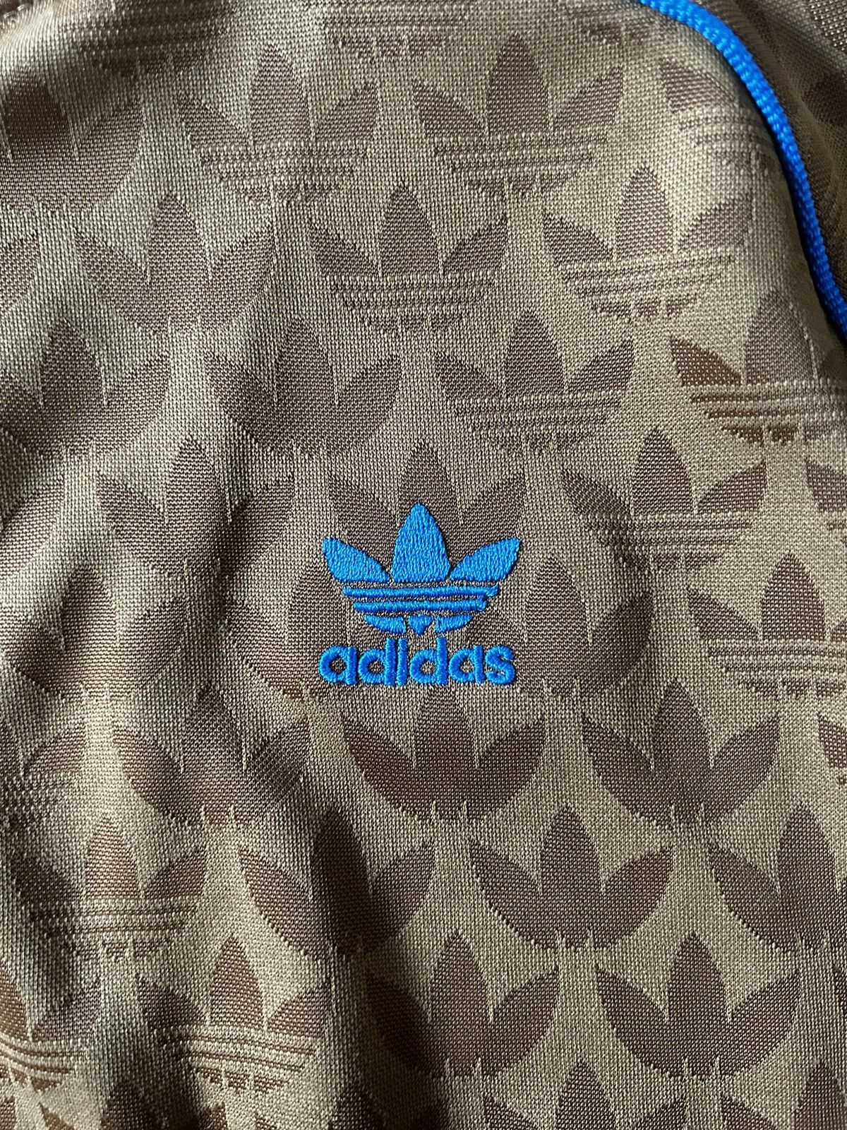 Adidas × Vintage Adidas top track brown Size US XL / EU 56 / 4 - 7 Thumbnail