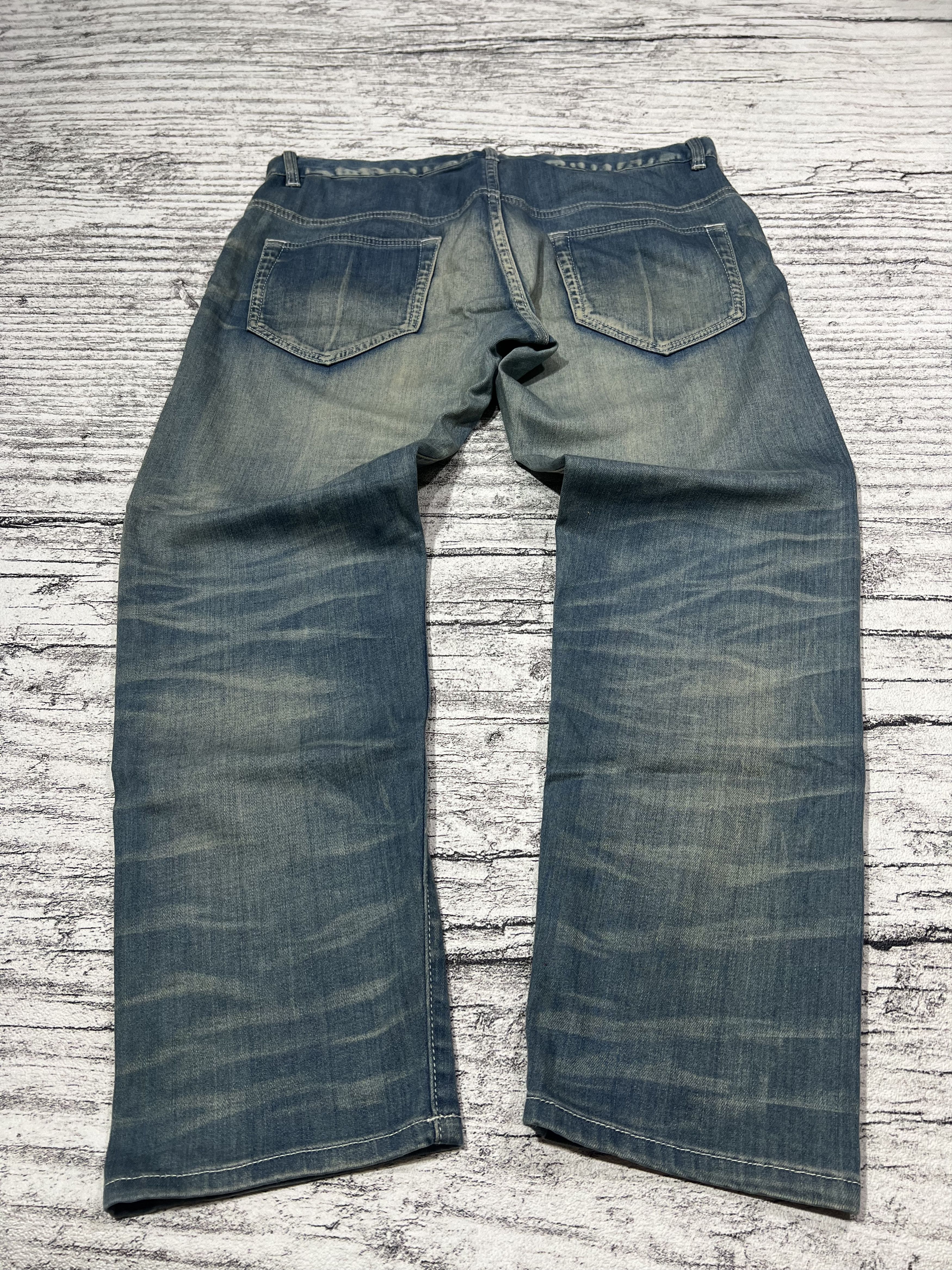 BUFFALO BOBS 2000s Buffalo Bobs Japanese Embroidery Mudwash y2k Lgb Ifsix Size US 33 - 2 Thumbnail