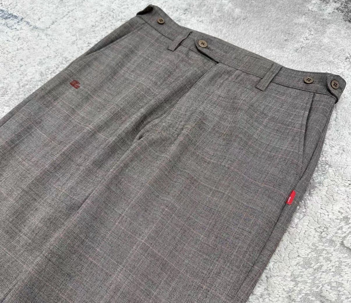Wtaps WTAPS Cotton Linen Plaid Casual Pants J16 Size US 34 / EU 50 - 3 Thumbnail