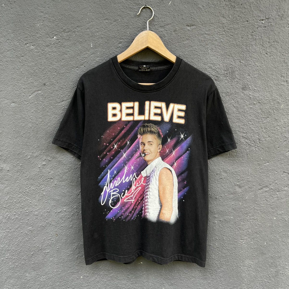 Band Tees Thrashed Faded Justin Bieber ERD GRUNGE Band Tee Size US M / EU 48-50 / 2 - 1 Thumbnail