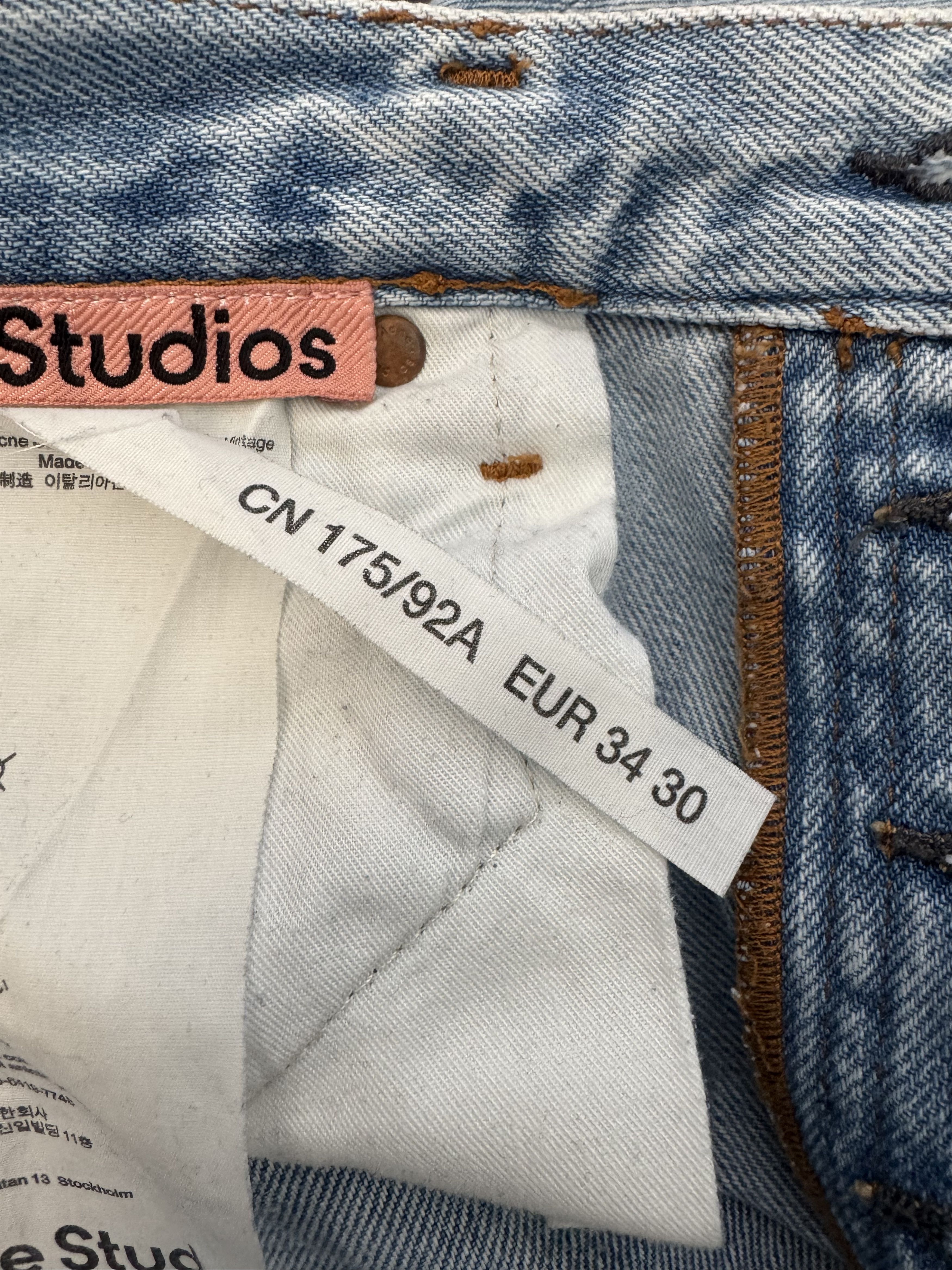 Acne Studios 1996 Straight Jeans 34x30 Size US 34 / EU 50 - 6 Thumbnail