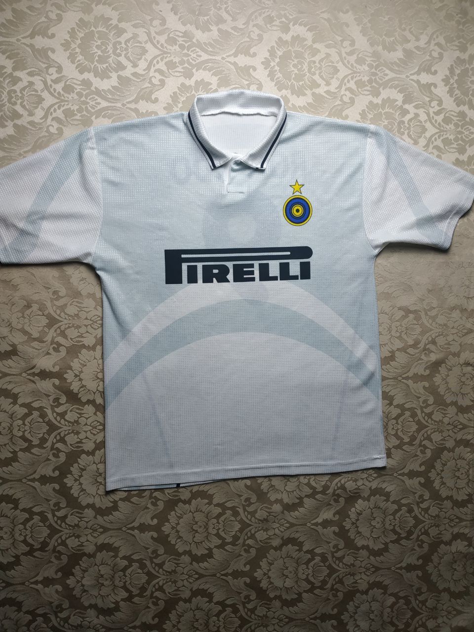 Vintage RONALDO Inter Milan 2001-2002 away soccer jersey Size US L / EU 52-54 / 3 - 4 Thumbnail