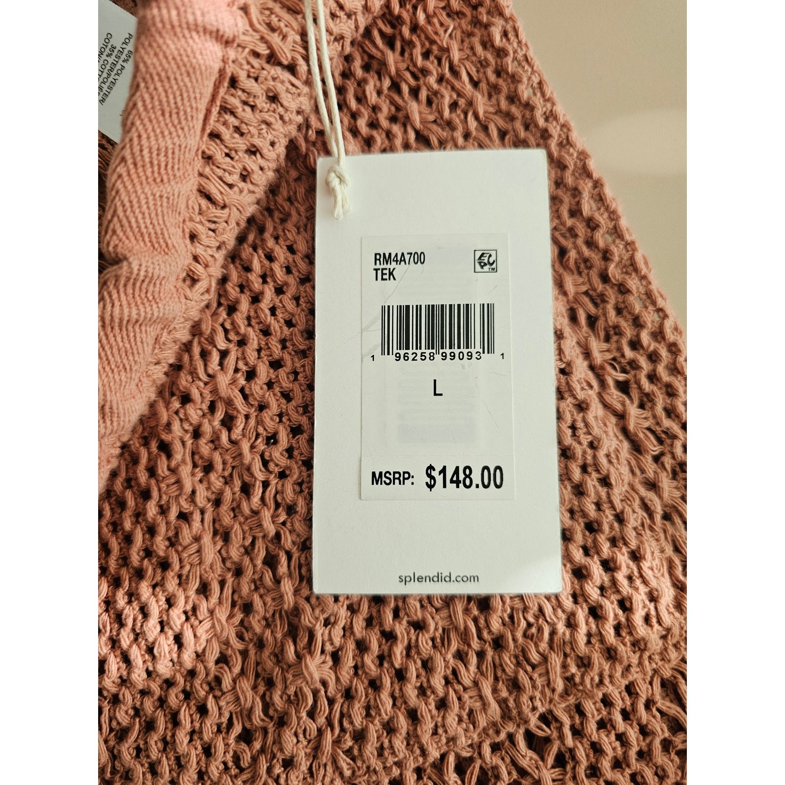 Splendid NWT Splendid Women's Finley Crochet Cargo Pants Cover-up L Size 32" / US 10 / IT 46 - 9 Thumbnail