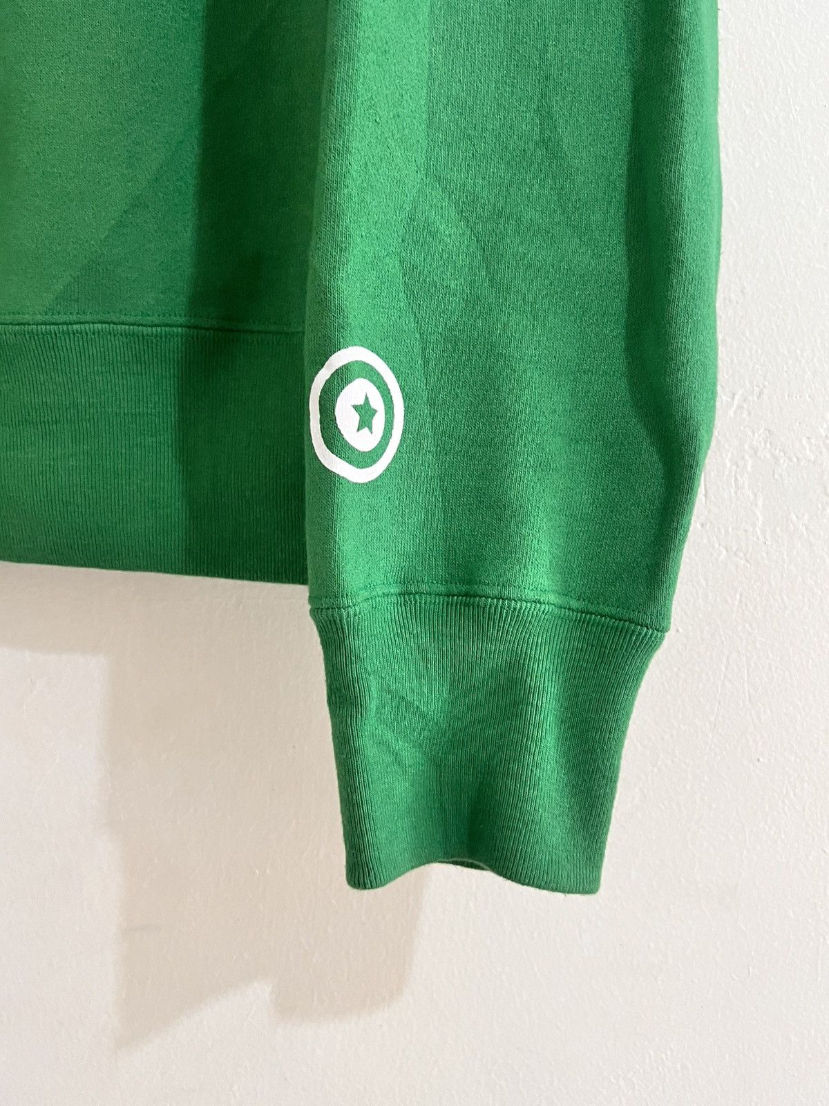 Bape BAPE Baby Milo Shark Hoodie – Green Camo Size US M / EU 48-50 / 2 - 5 Thumbnail