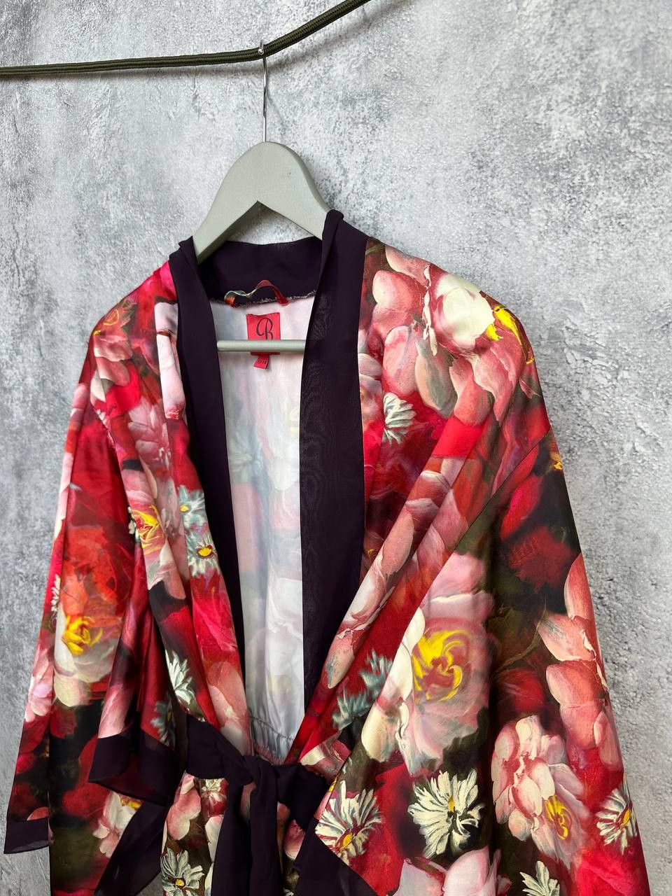 Ted Baker Ted Baker Botanical Floral Satin Kimono Robe Belted Wrap Size XL / US 12-14 / IT 48-50 - 6 Thumbnail