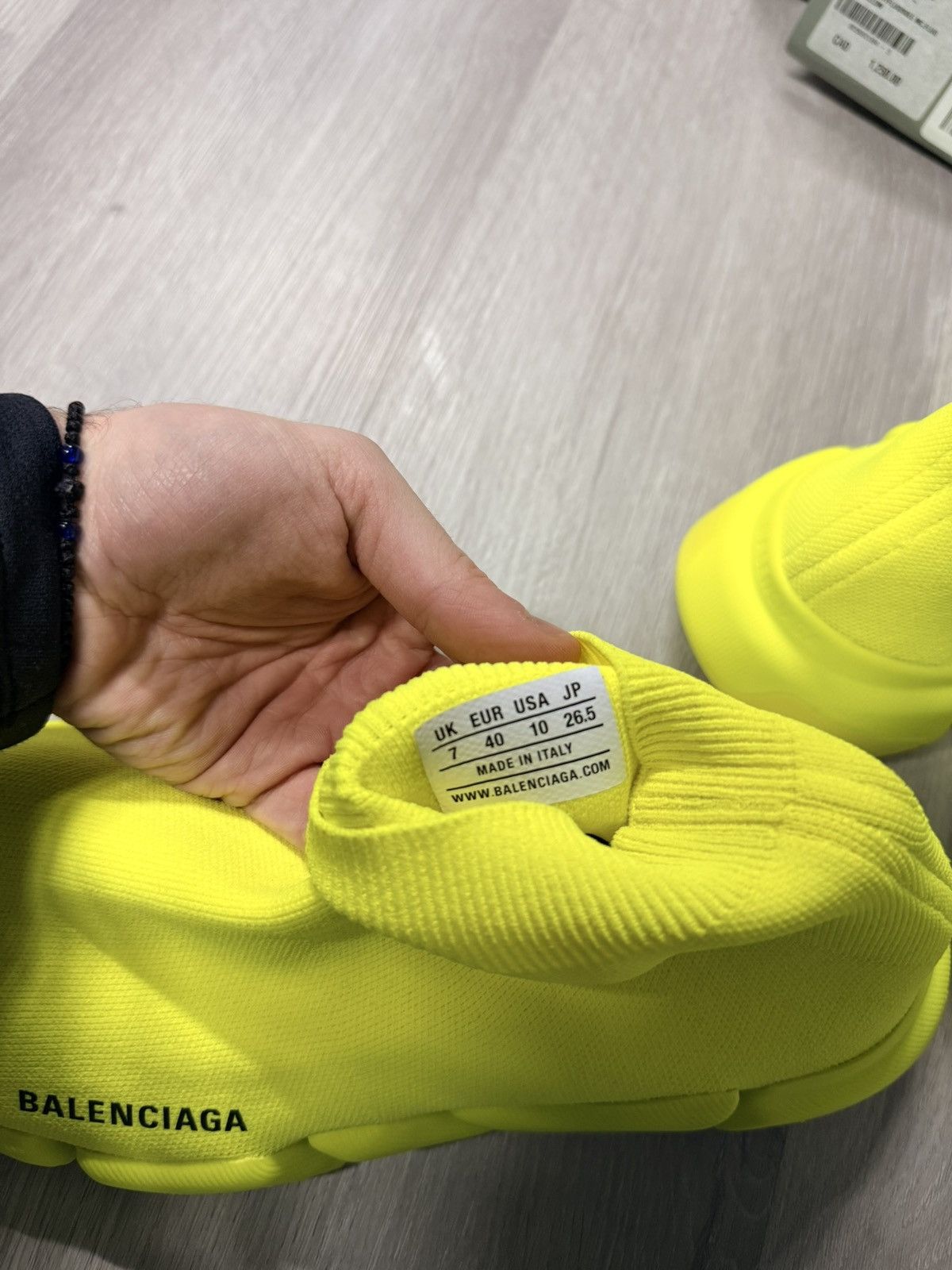 Balenciaga Neon Balenciaga Speed Runner Size US 10 / IT 40 - 6 Thumbnail