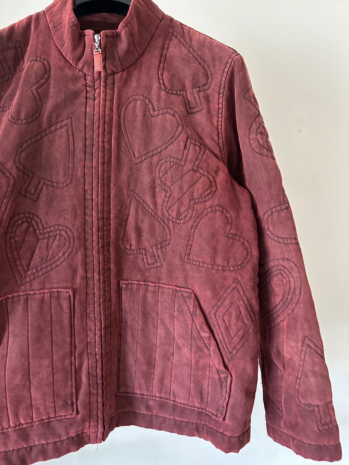 Vintage 1990s Playing Card pattern Vintage Jacket Size US S / EU 44-46 / 1 - 2 Thumbnail