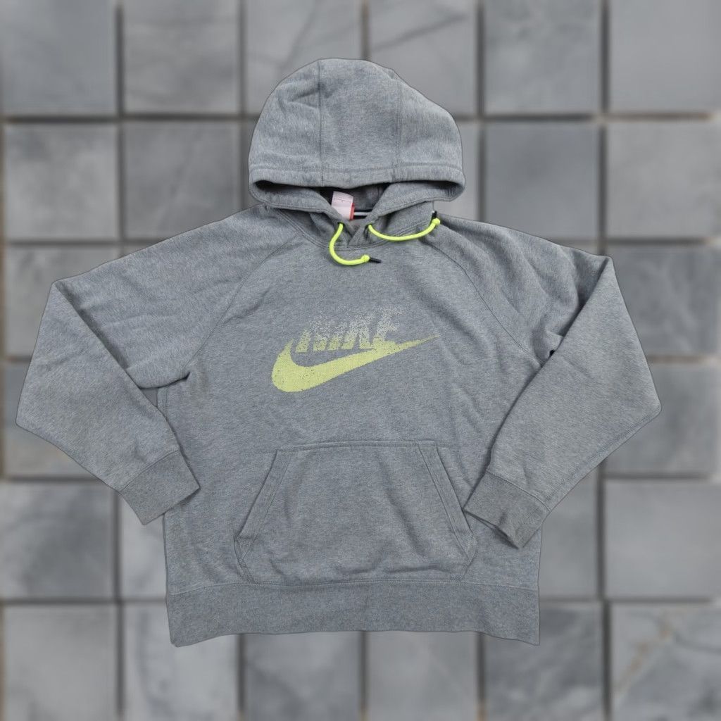 Nike Nike Futura Hoodie Mens Large Gray Pullover Sweatshirt Long Sleeve Adult Outdoor Swoosh Size US L / EU 52-54 / 3 - 1 Thumbnail