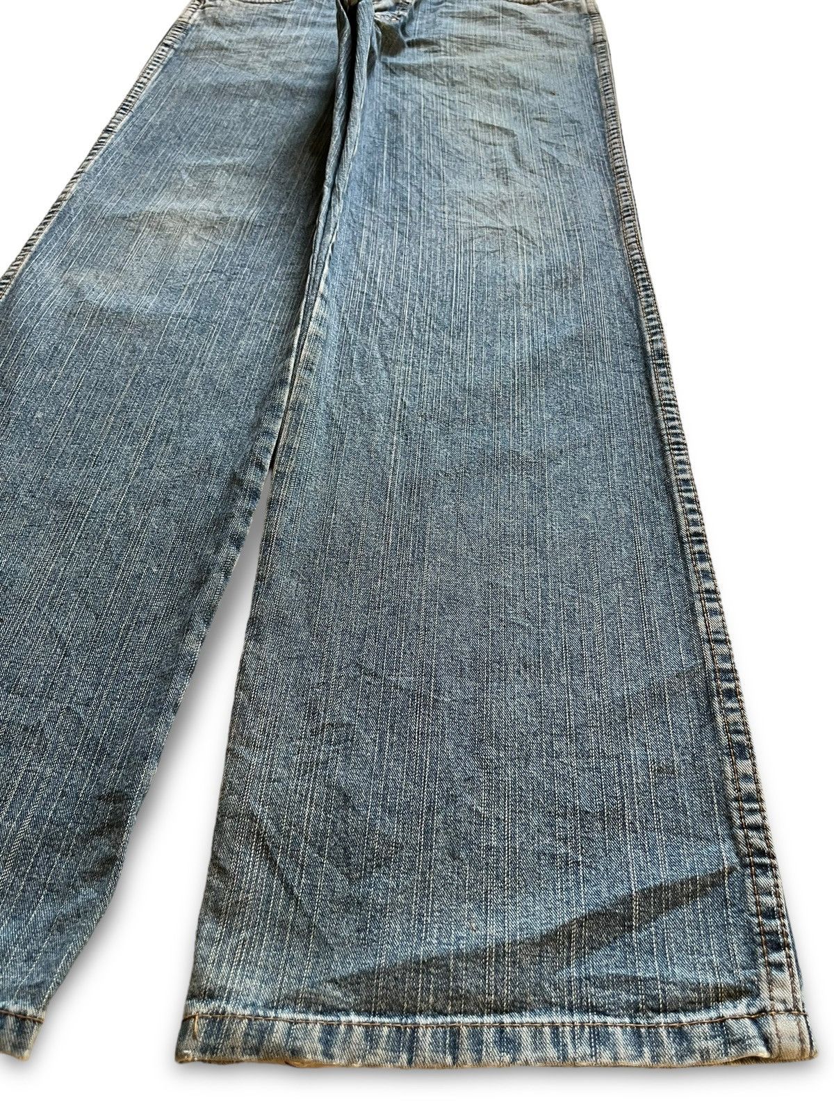 Japanese Brand × Southpole Vintage Japanese Brand Blue Wash Distressed Baggy Jeans Size US 32 / EU 48 - 7 Thumbnail