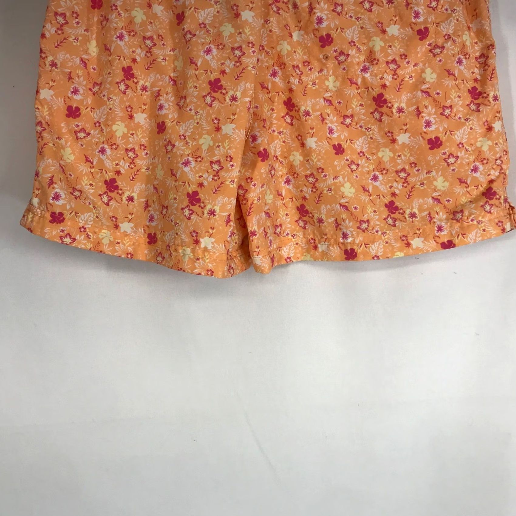 Vintage Columbia Women's Orange Floral Print Athletic Shorts S Regular Size 28" / US 6 / IT 42 - 6 Thumbnail