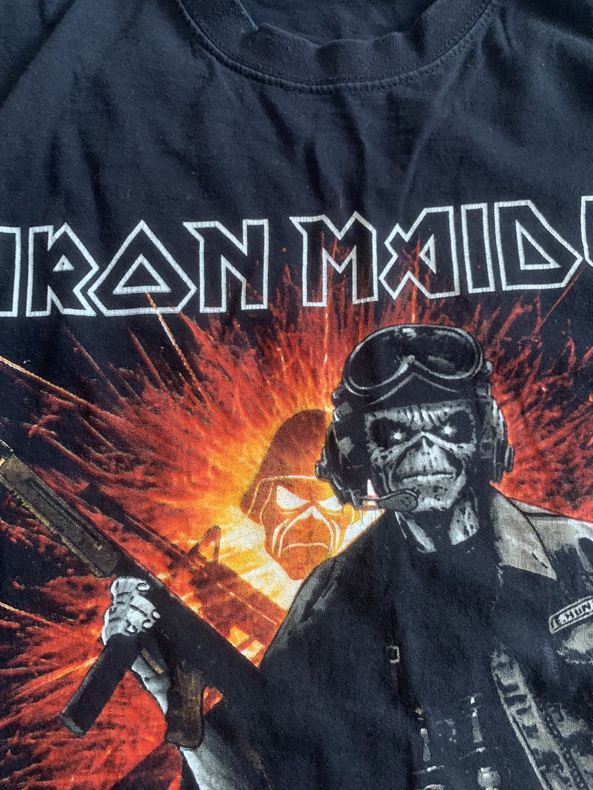 Band Tees × Iron Maiden × Vintage Vintage 2006 Iron Maiden A Matter Of Life And Death Tour Tee Size US M / EU 48-50 / 2 - 4 Thumbnail