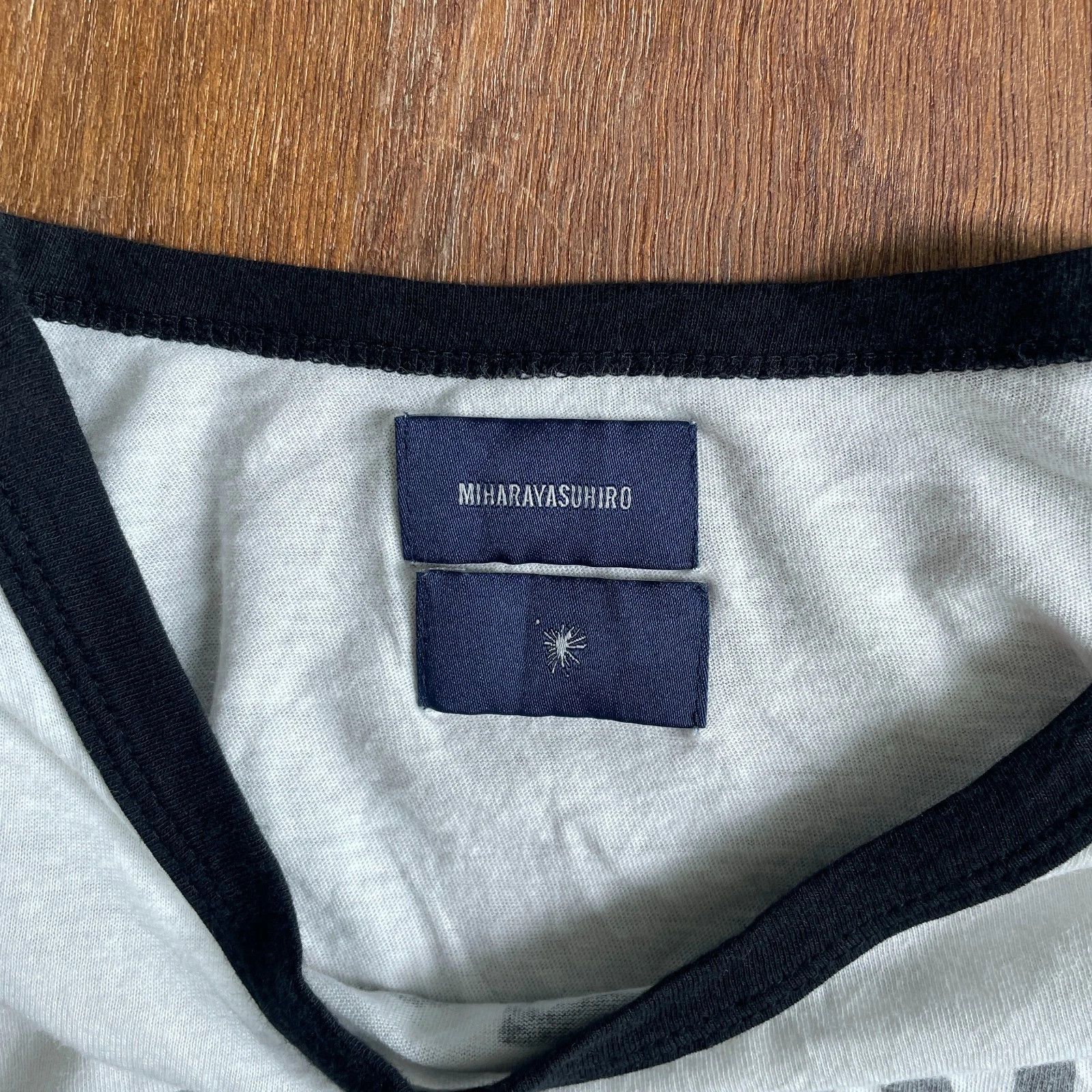 Maison MIHARA YASUHIRO MIHARAYASUHIRO Working Class Hero Ringer Tee Size US L / EU 52-54 / 3 - 3 Thumbnail
