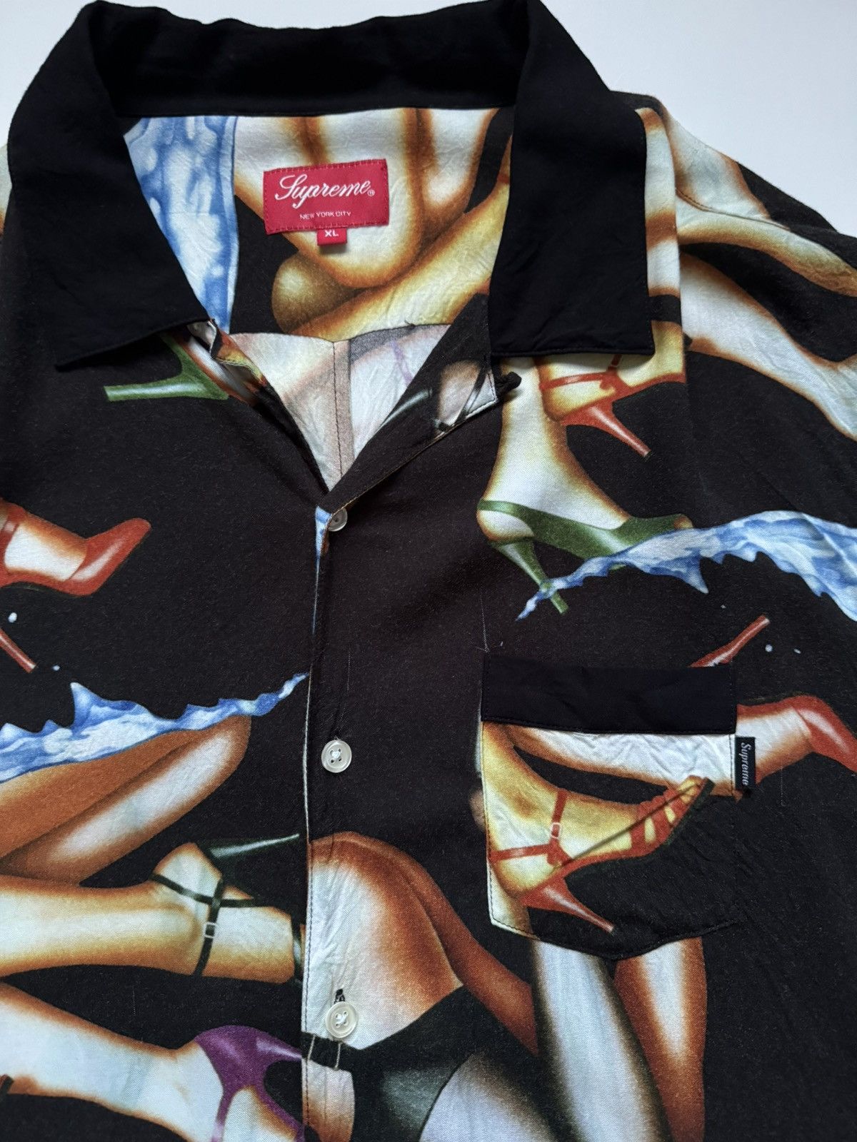 Supreme 2015 Heels Rayon Shirt Size US XL / EU 56 / 4 - 2 Thumbnail