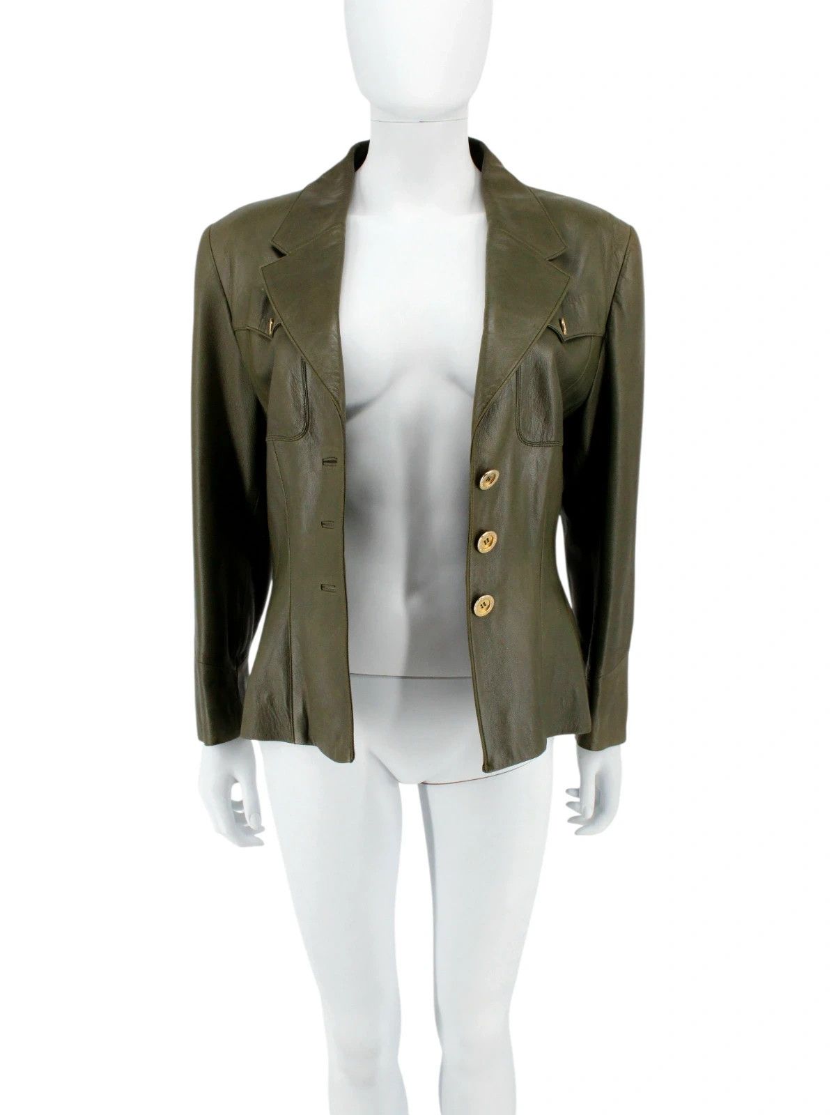 Loewe Loewe Military Leather Jacket Size XL / US 12-14 / IT 48-50 - 2 Thumbnail