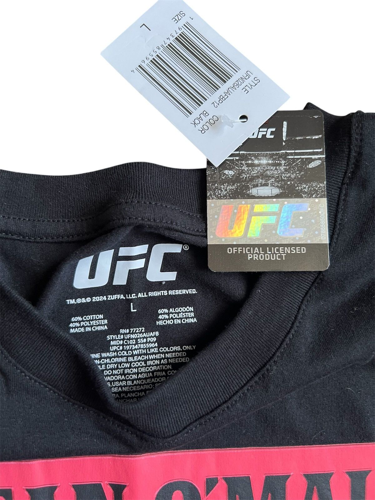 Other × UFC Official UFC Sean O’Malley T Shirt Medium Size US M / EU 48-50 / 2 - 2 Thumbnail