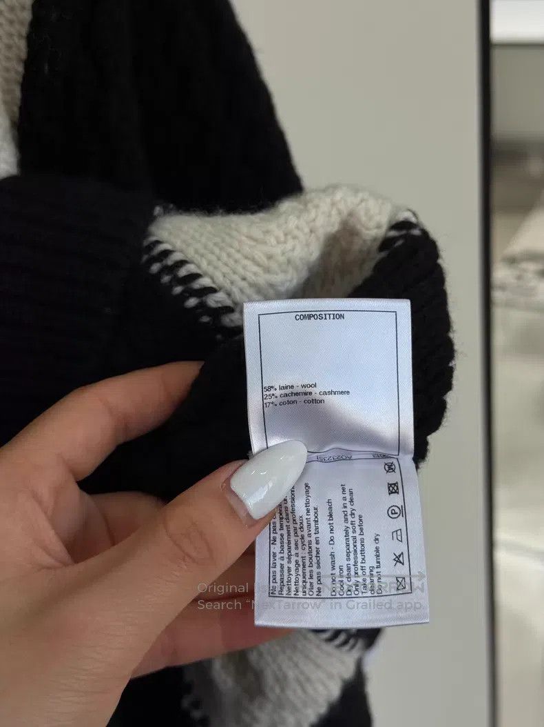 Chanel Chanel 21A Black and White Handicraft Series Knitted Sweat Size XS / US 0-2 / IT 36-38 - 7 Thumbnail