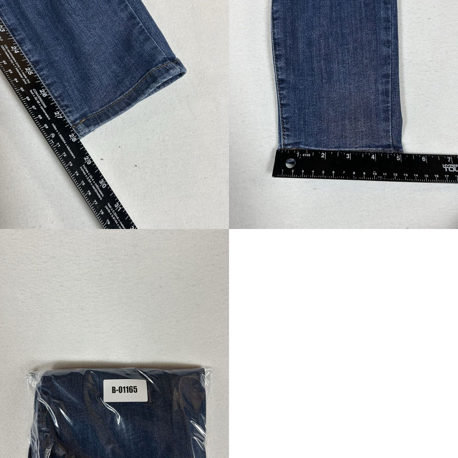 Banana Republic Banana Republic Jeans Women Slim Ankle Denim Blue 29/8 Cotton Blend Spandex Stretch Medium Wash 28in Inseam Size 29" - 9 Thumbnail
