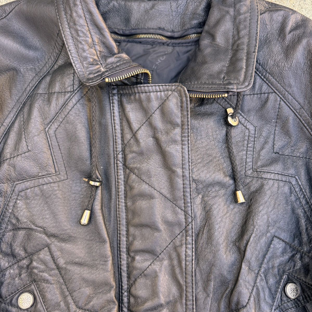 Vintage × Wilsons Leather Vintage Wilsons Leather Moto Jacket | Black Size US L / EU 52-54 / 3 - 6 Thumbnail