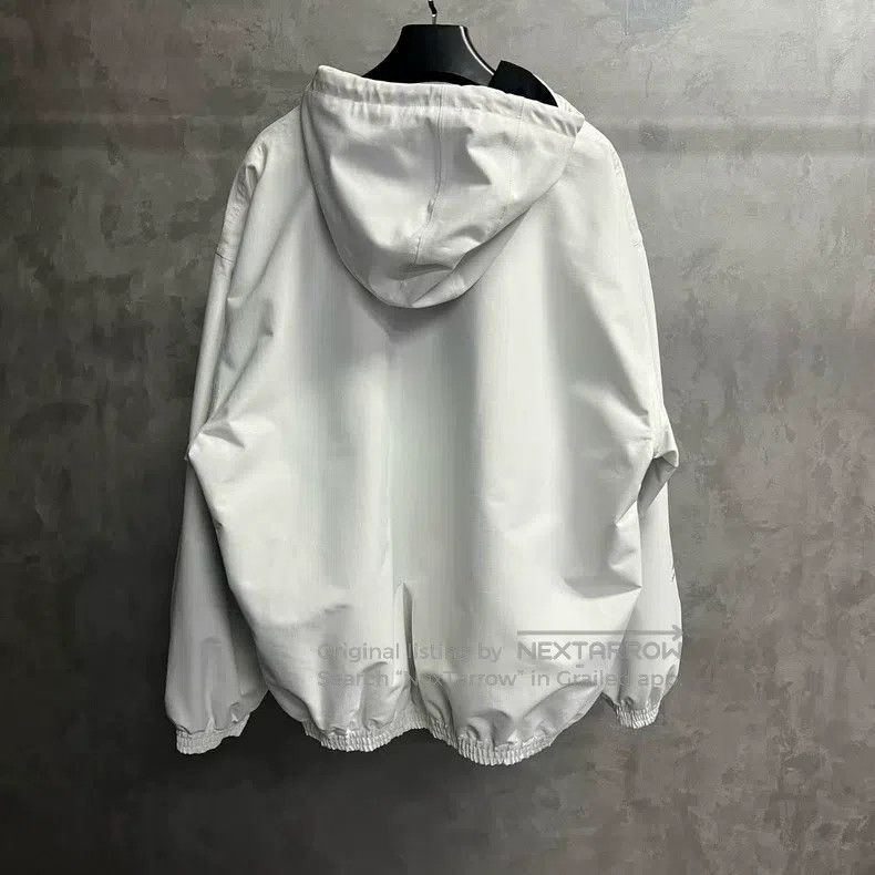 Balenciaga Balenciaga White Solid Zipper Hooded Long Sleeve Size US M / EU 48-50 / 2 - 5 Thumbnail