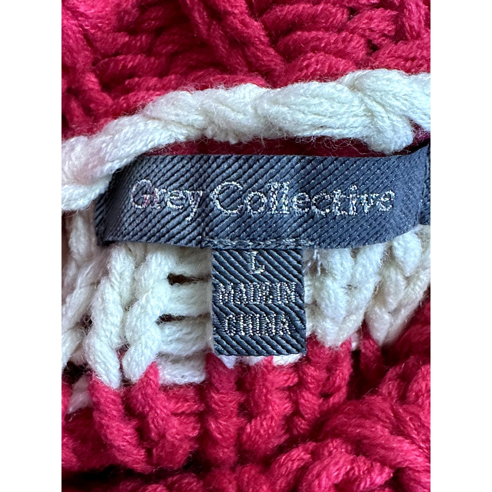 Other Gary Collective Preppy Striped Turtleneck Pink Cream Knit L Size L / US 10 / IT 46 - 8 Thumbnail