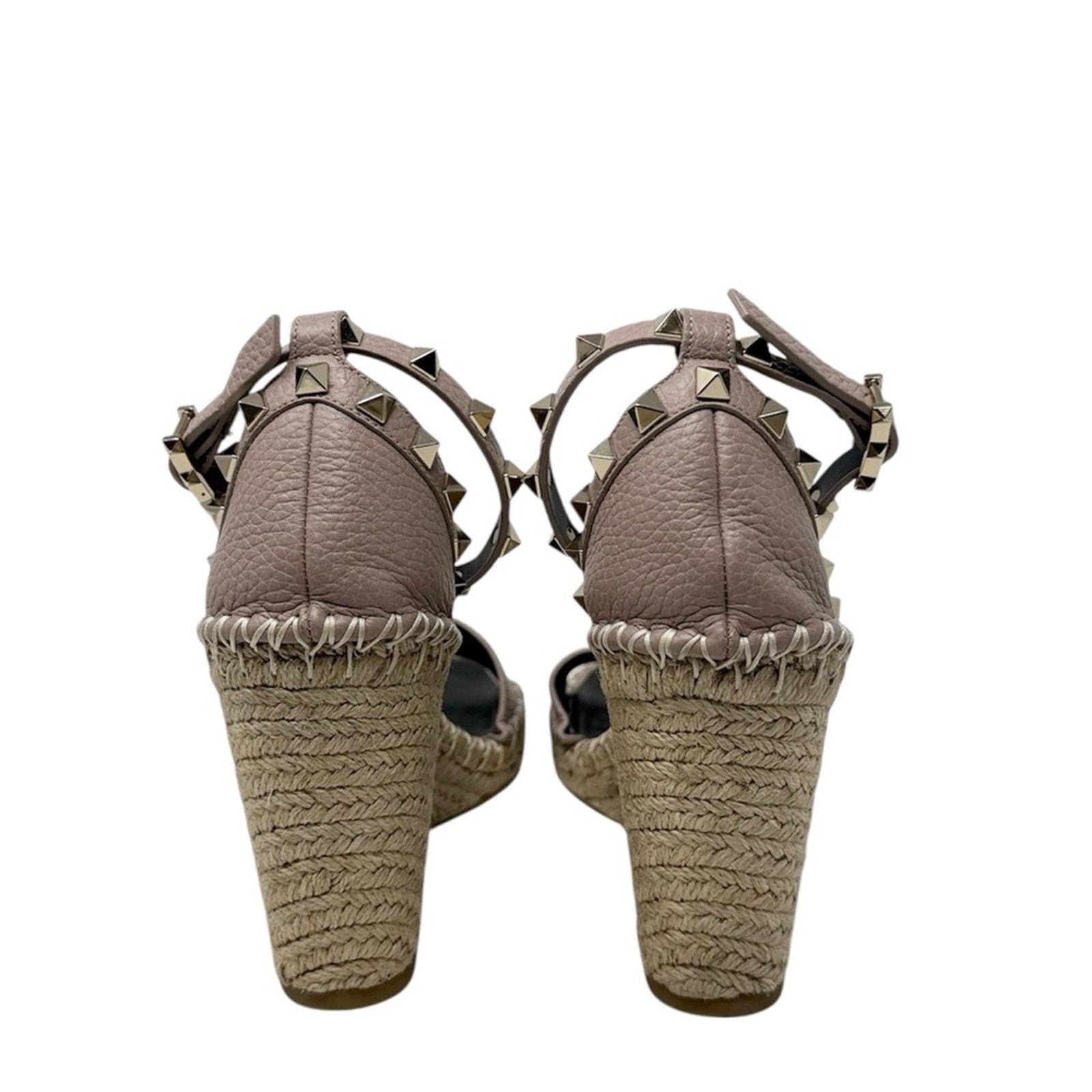 Valentino Valentino Garavani Rockstud Espadrille Wedge Sandals Size 39 Size US 9 / IT 39 - 5 Thumbnail