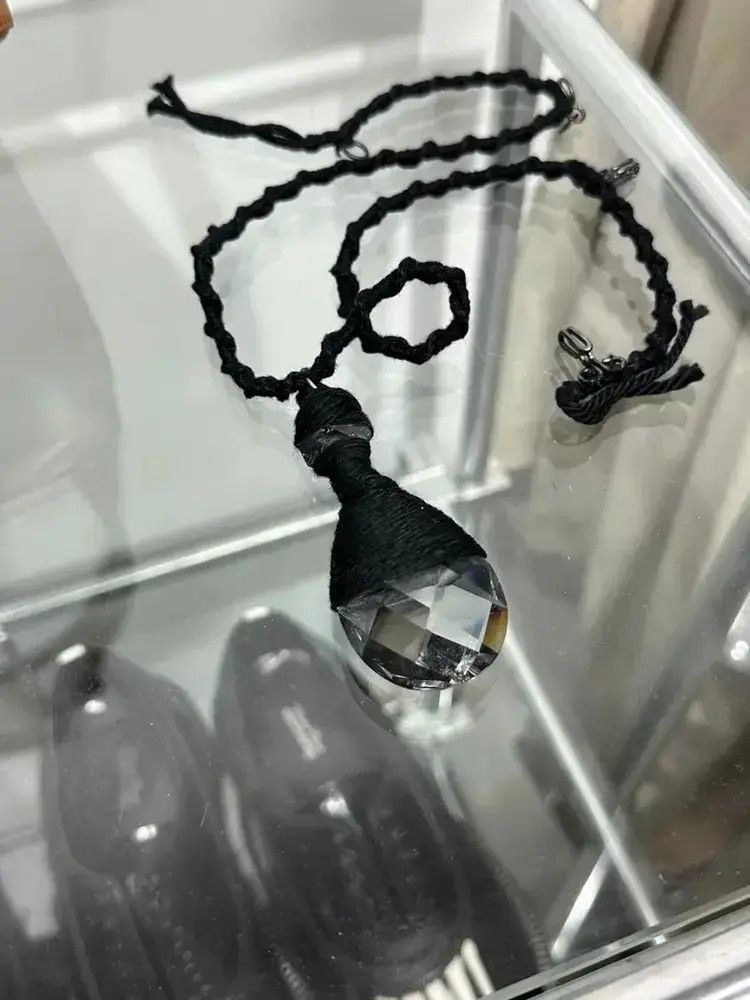 Undercover 06AW Guru Guru Crystal Necklace-2505