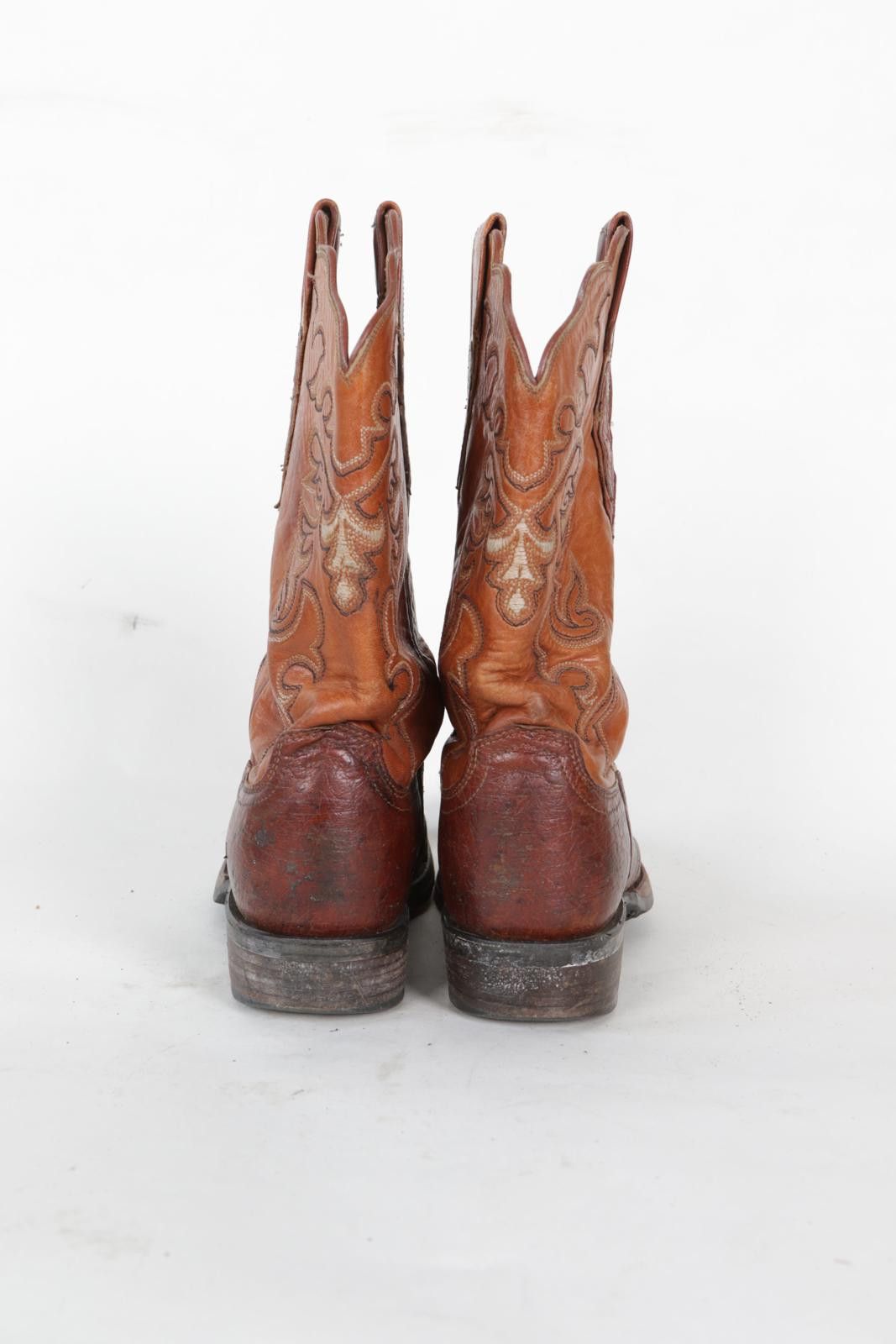 Lucchese 90's Lucchese Western Ostrich Quill Cowboy Boot Size ONE SIZE - 3 Thumbnail