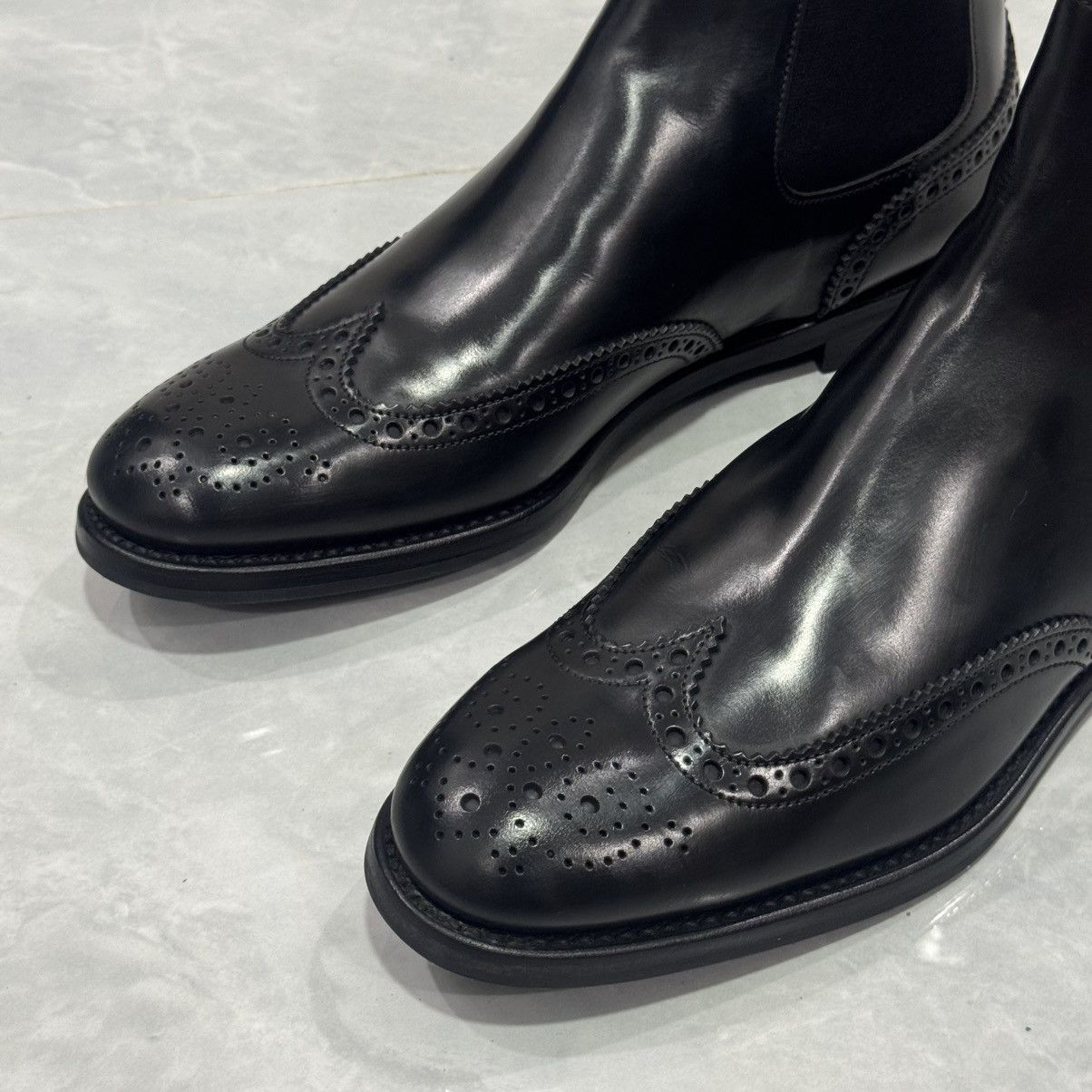 Church's Church’s Ketsby WG Polished Binder Brogue Chelsea Boots🖤 Size US 11 / IT 41 - 16 Thumbnail