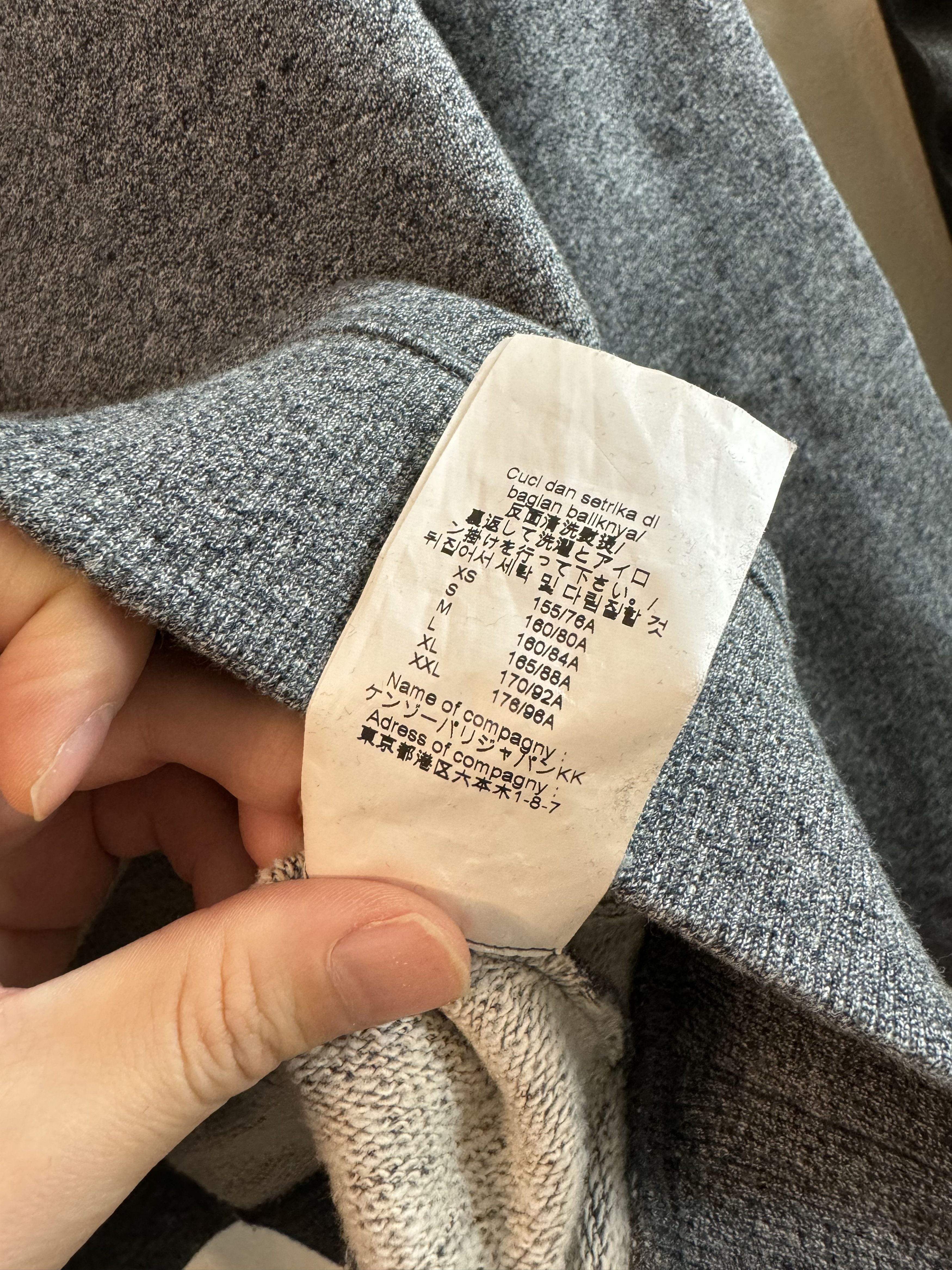 Kenzo Kenzo Embroidered Logo Sweatshirt Small Very Good Condition Size US S / EU 44-46 / 1 - 6 Thumbnail