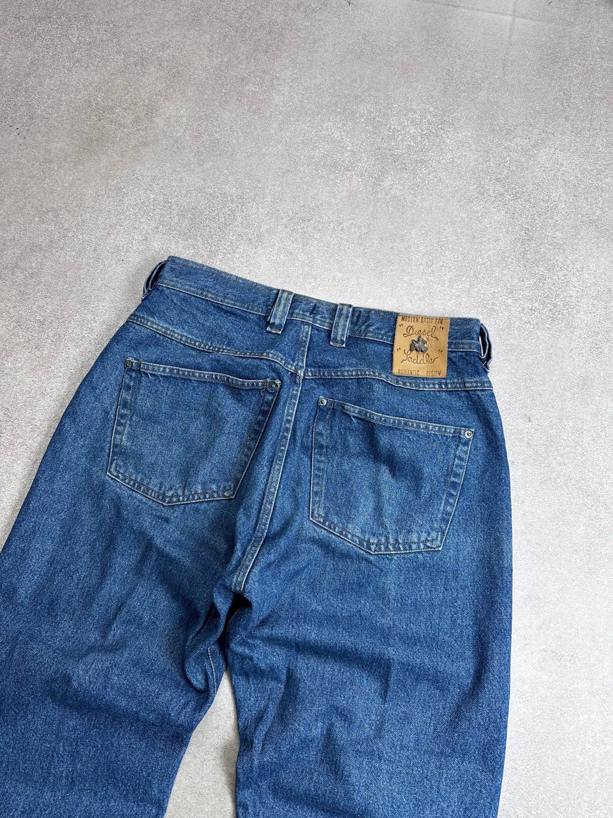 Diesel Vintage 90s Diesel Baggy Denim Jeans Crazy Fit 34 Size US 34 / EU 50 - 2 Thumbnail