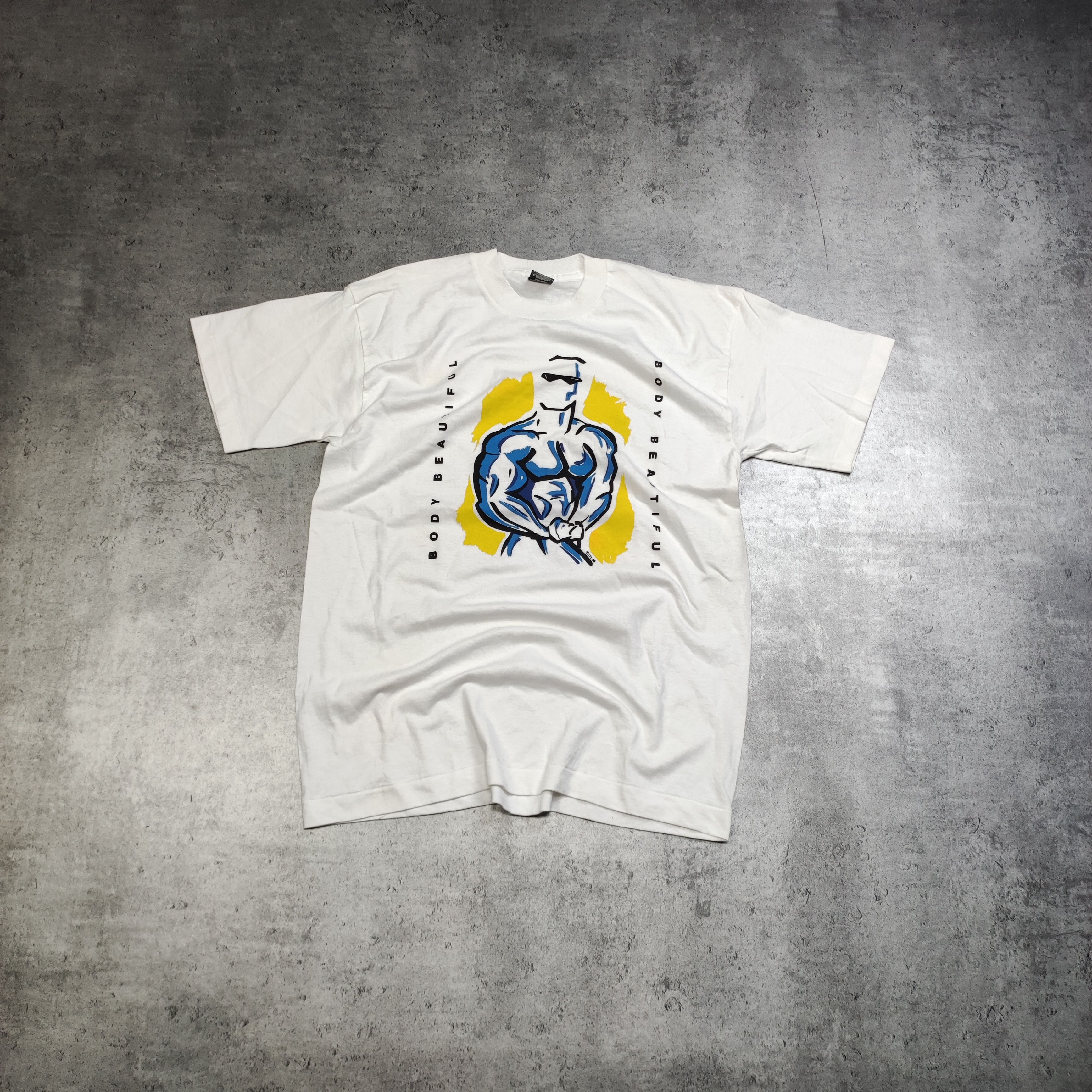 Vintage RARE 90s Vintage Body Beautiful 1986 Merch Promo Tee Size US L / EU 52-54 / 3 - 1 Thumbnail