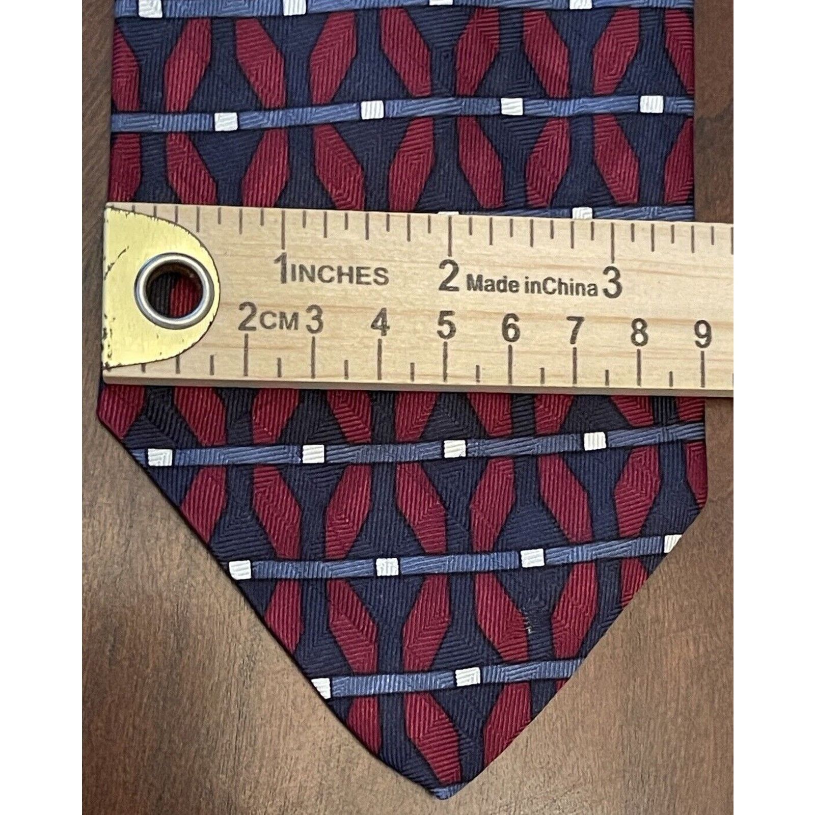Other Xmi Hand Made 100% Imported Silk Men’s Neck Tie Made In Usa Size 44 - 5 Thumbnail