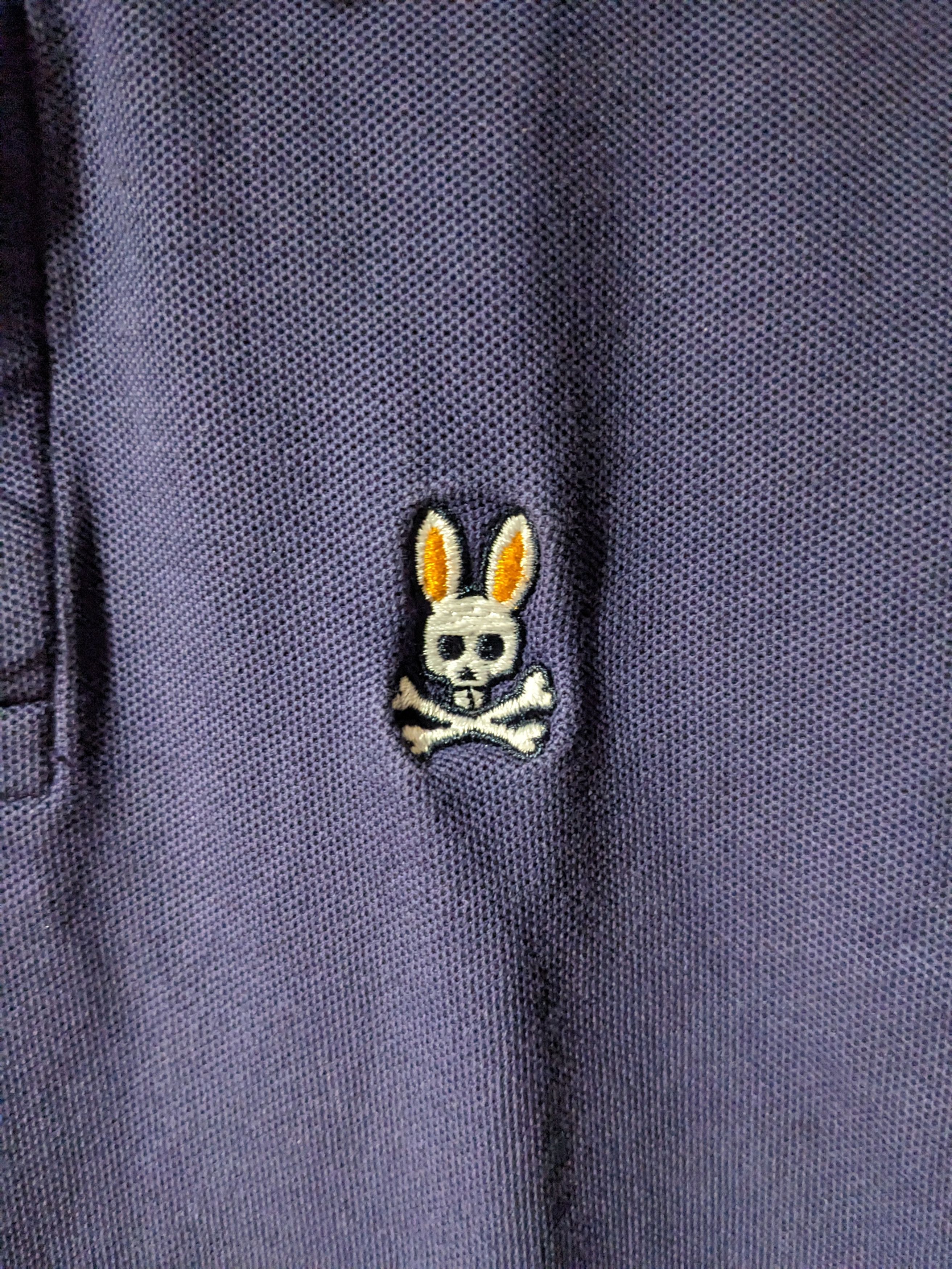 Designer × Psycho Bunny Psycho Bunny Kids Medium Purple Polo Shirt Size US M / EU 48-50 / 2 - 2 Thumbnail
