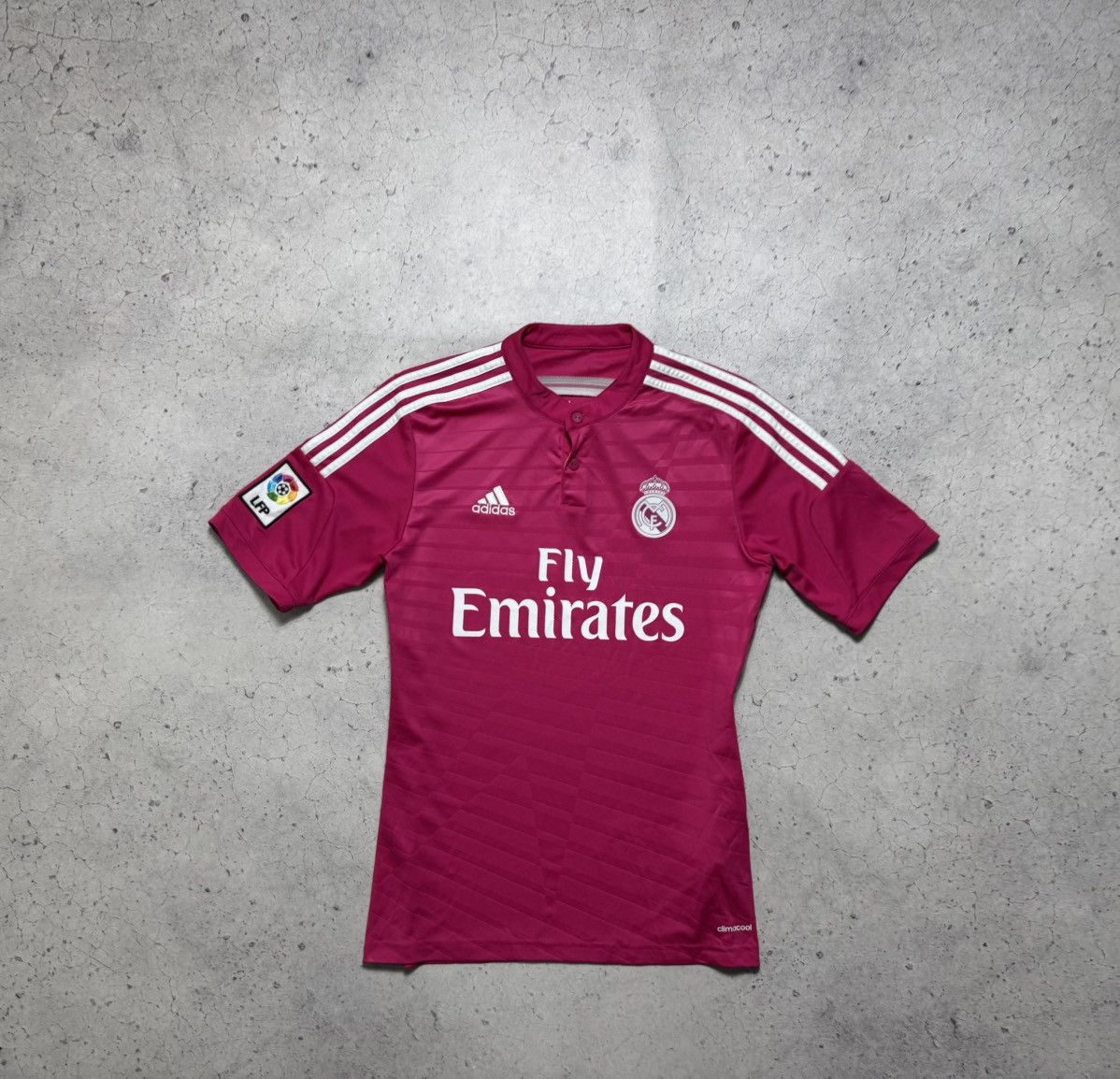 Adidas Adidas FC Real Madrid 2014/2015 Soccer Jersey Vintage Pink Size US S / EU 44-46 / 1 - 1 Thumbnail