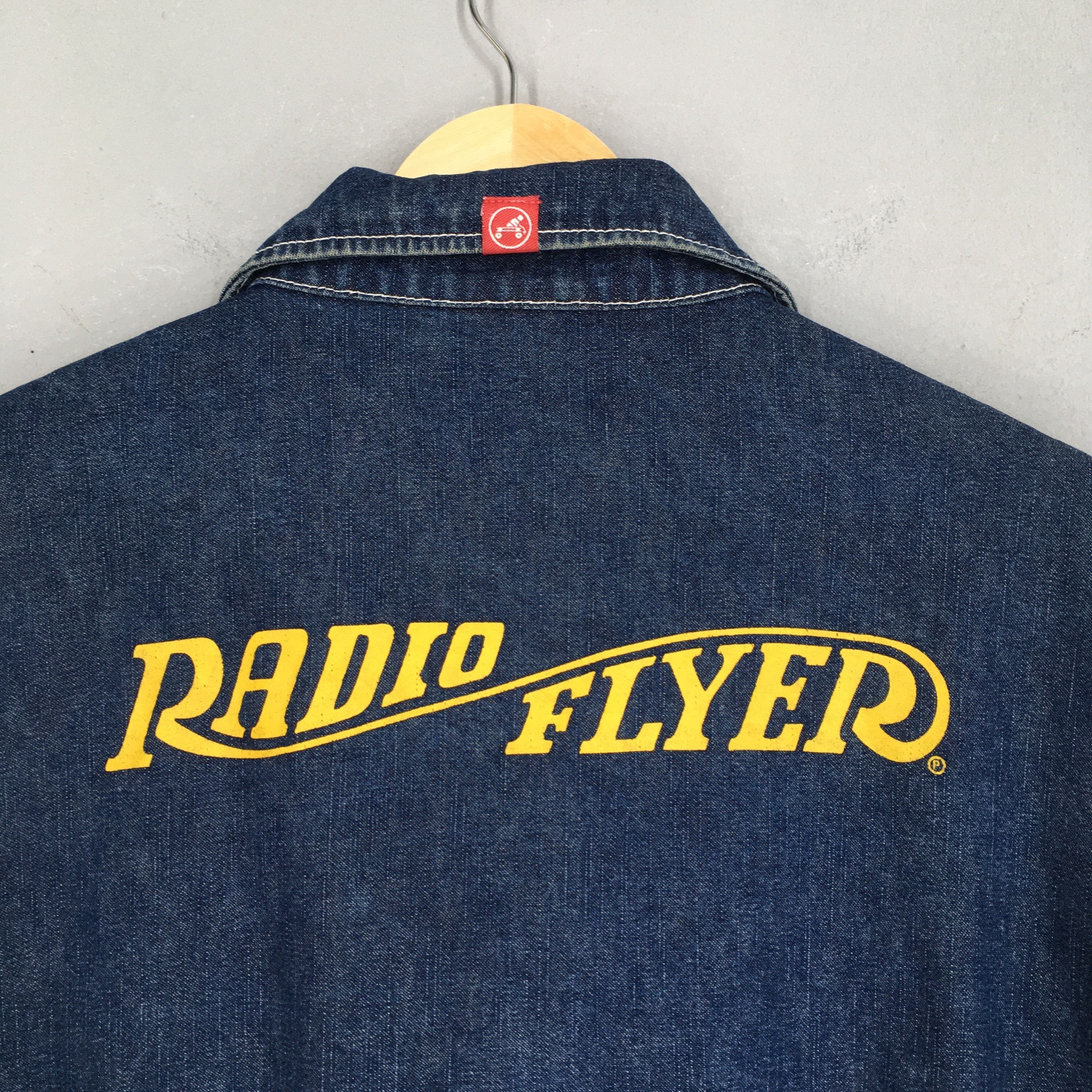 Other Vintage 1980s Radio Flyer Denim Chore Workers Jacket Large Size US L / EU 52-54 / 3 - 9 Thumbnail