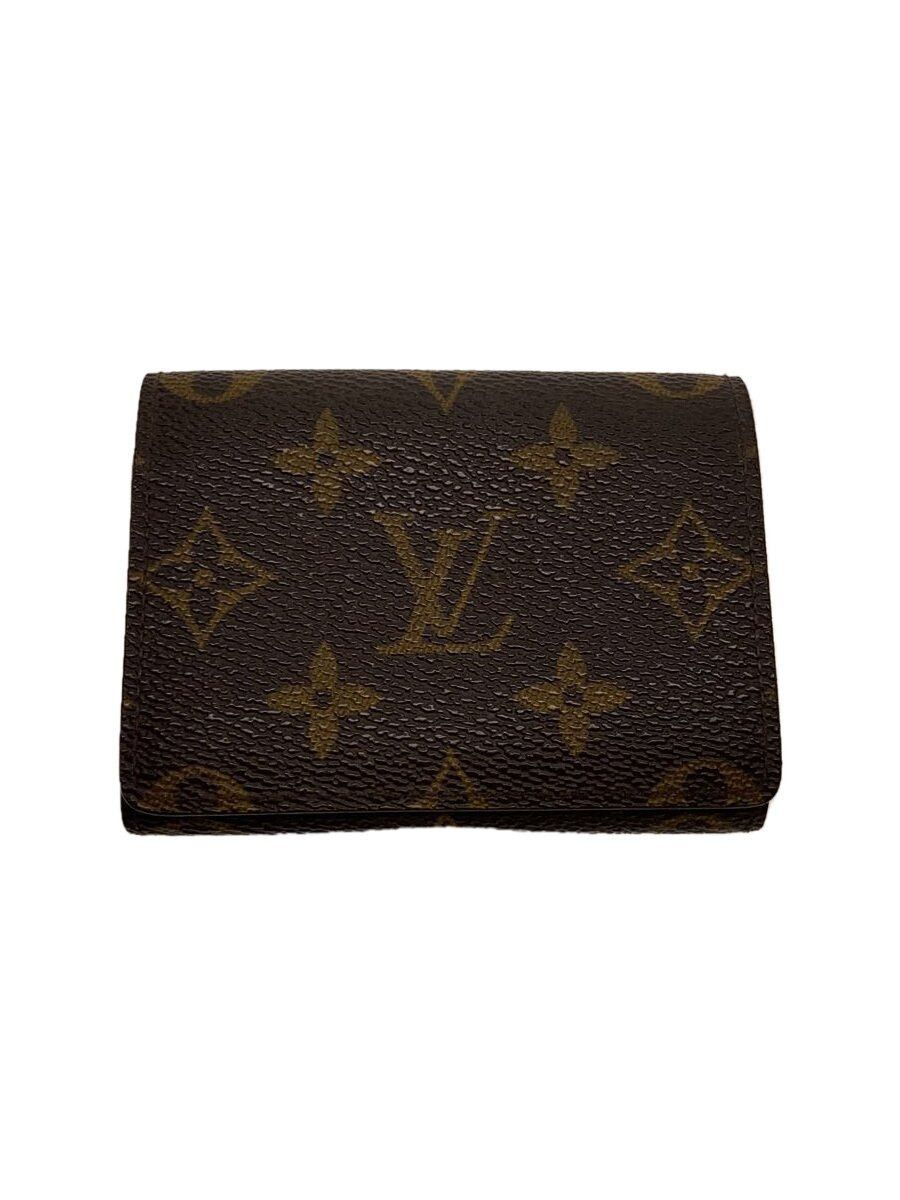 Louis Vuitton Louis Vuitton Monogram Canvas Envelope Carte de Visite Brown Size ONE SIZE - 1 Thumbnail