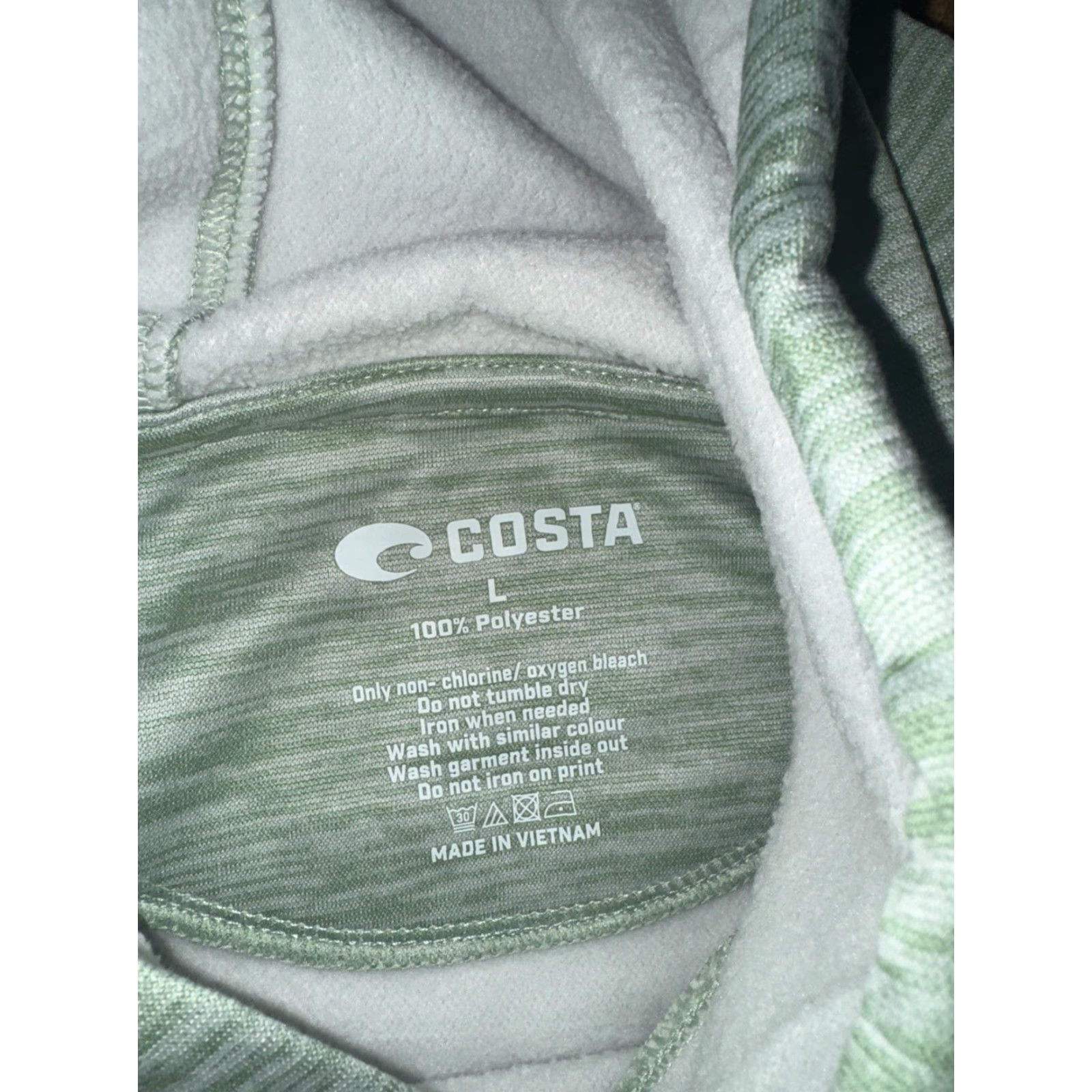 Vintage VINTAGE Costa Pullover Hoodie Green L Mens BNWT Size US L / EU 52-54 / 3 - 4 Thumbnail