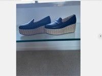 Gabriela Hearst Gabriela Hearst Leather Navy Loafers Size US 5.5 / IT 35.5 - 12 Thumbnail