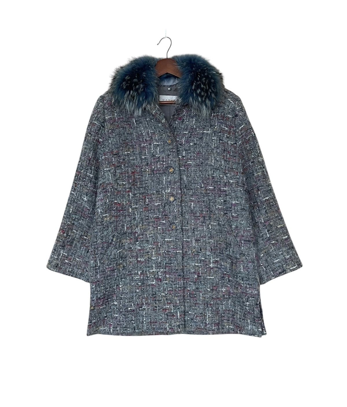Carven × Vintage Vintage Brand Carven Fur Trench Coat 2000s Size US M / EU 48-50 / 2 - 1 Thumbnail